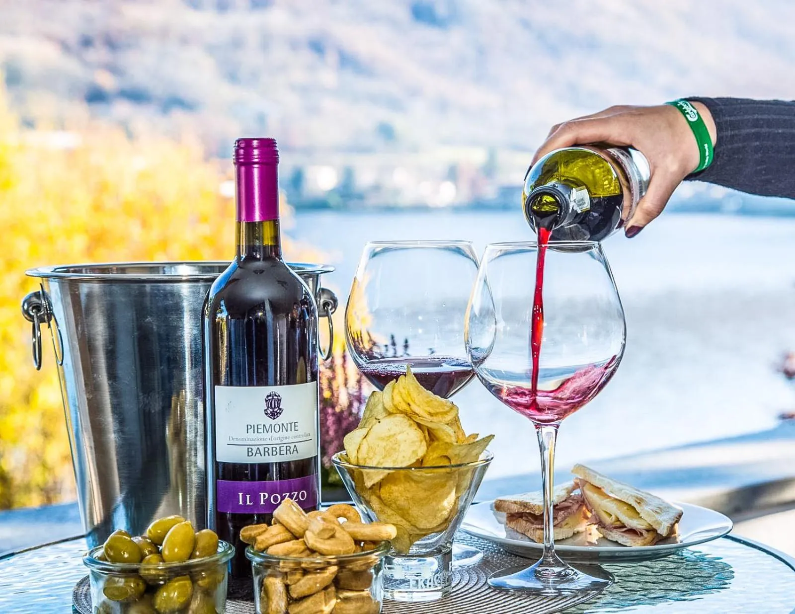 Food close-up in Hotel Chalet del Lago