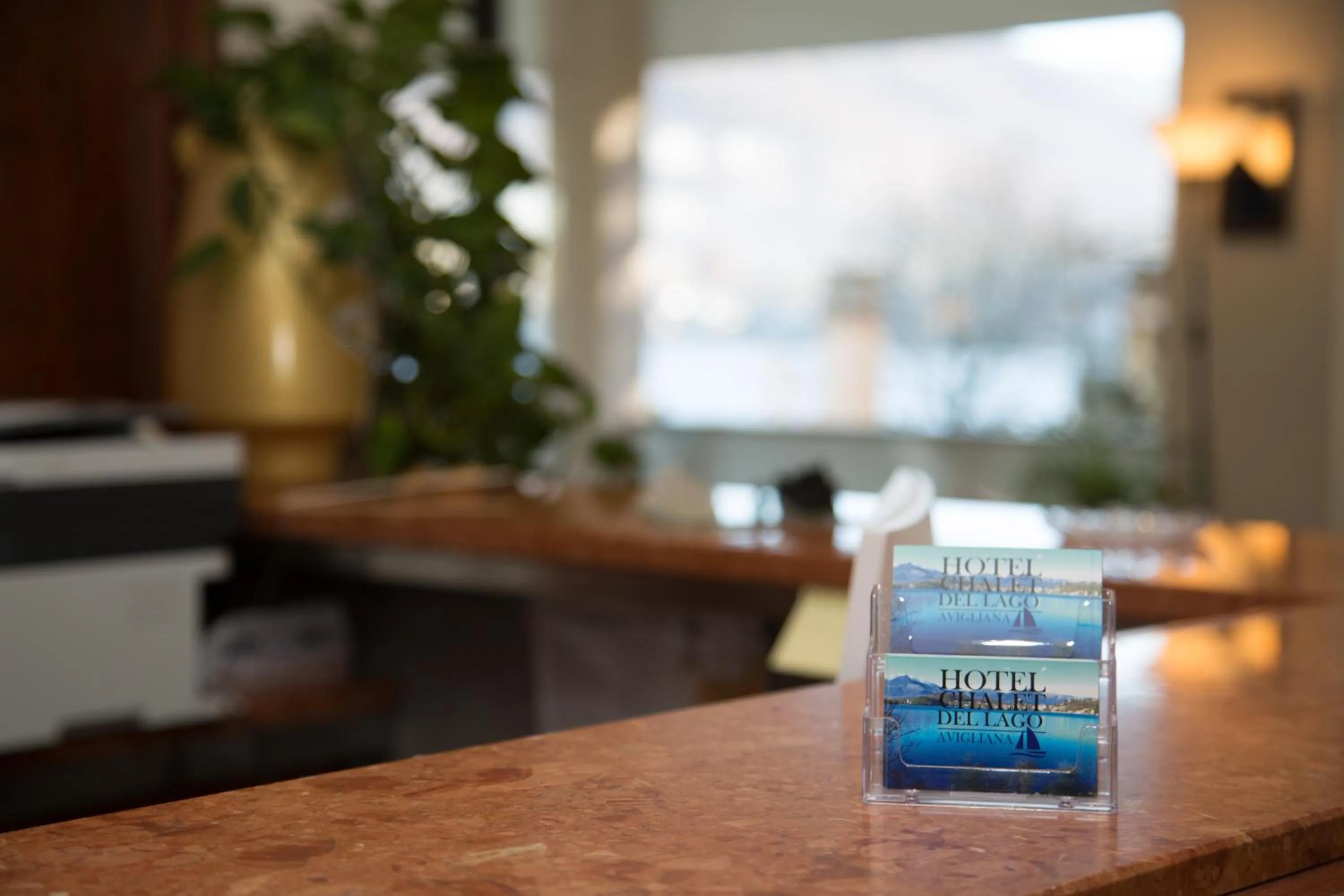 Lobby or reception in Hotel Chalet del Lago