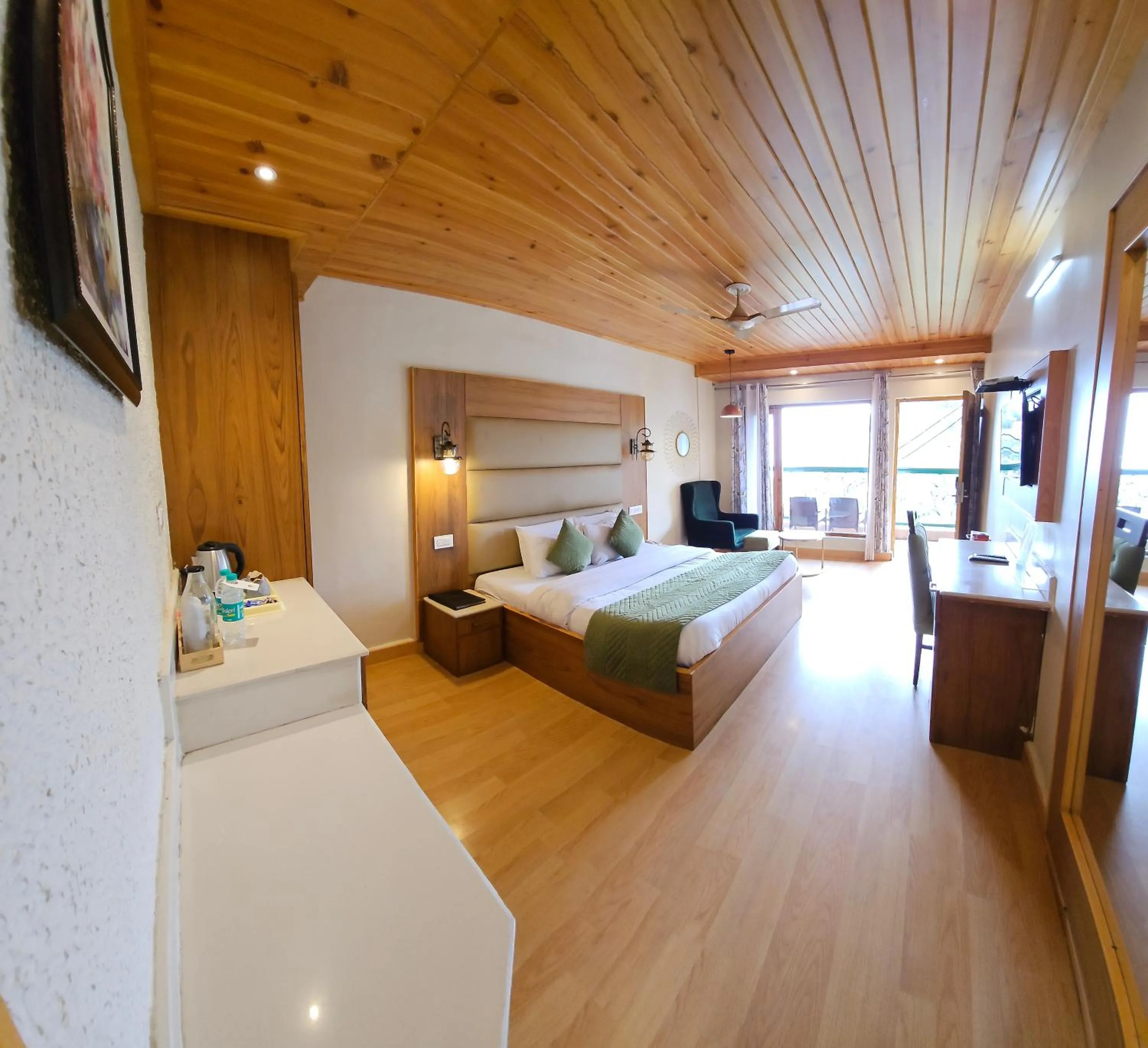 Bed in Mongas Hotel & Resort