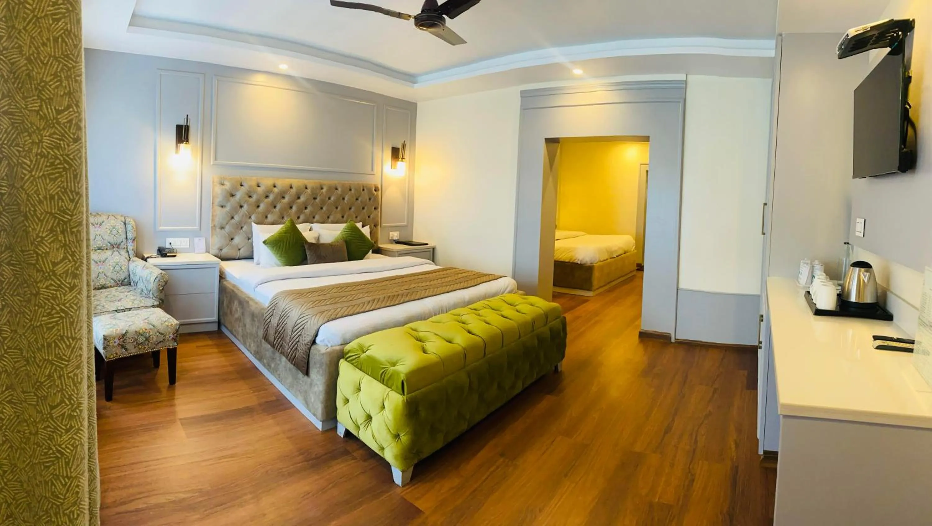 Bed in Mongas Hotel & Resort