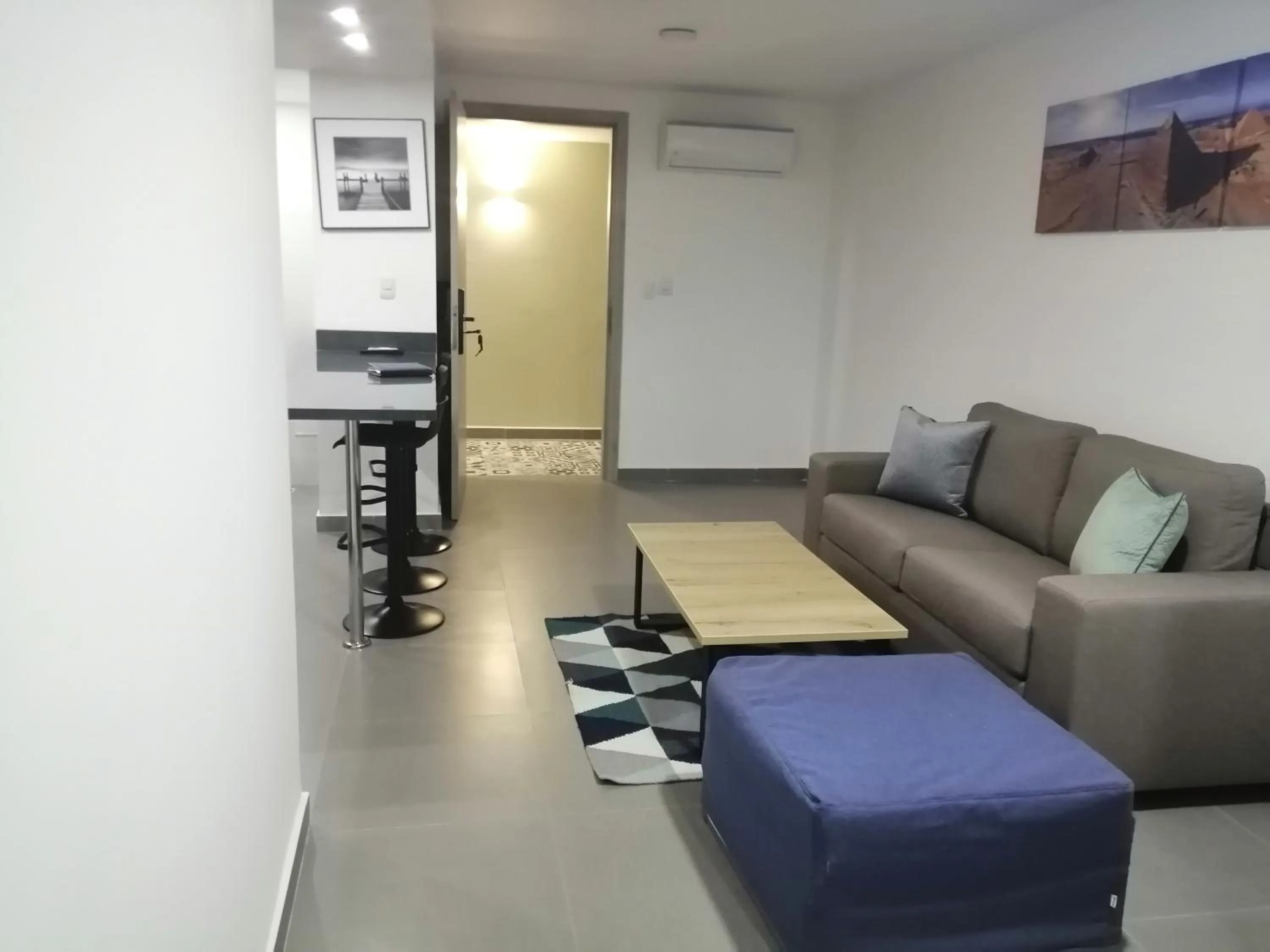 Seating area in Berilo Deluxe Apartahotel