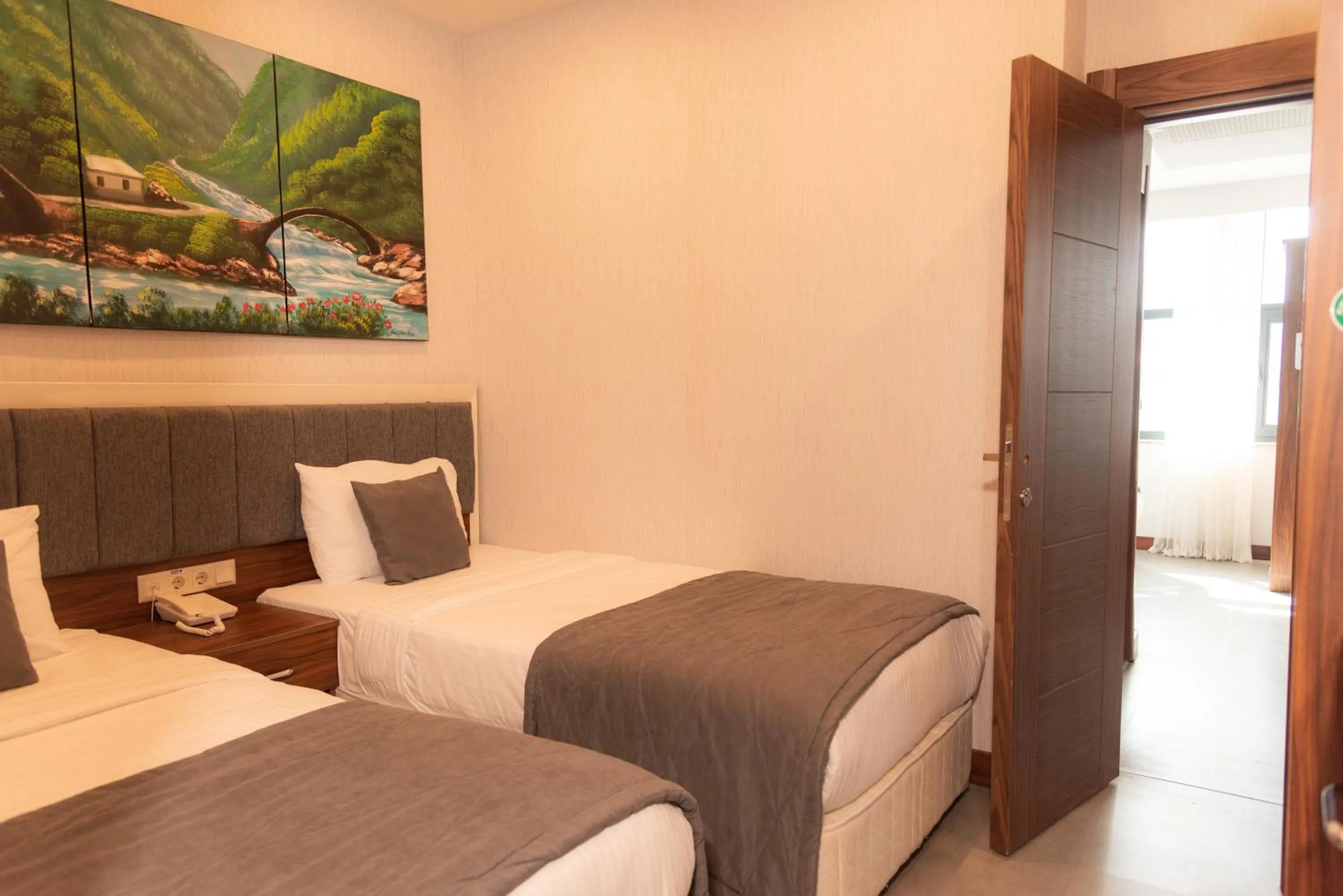 Bed in Deryaman Hotel Trabzon