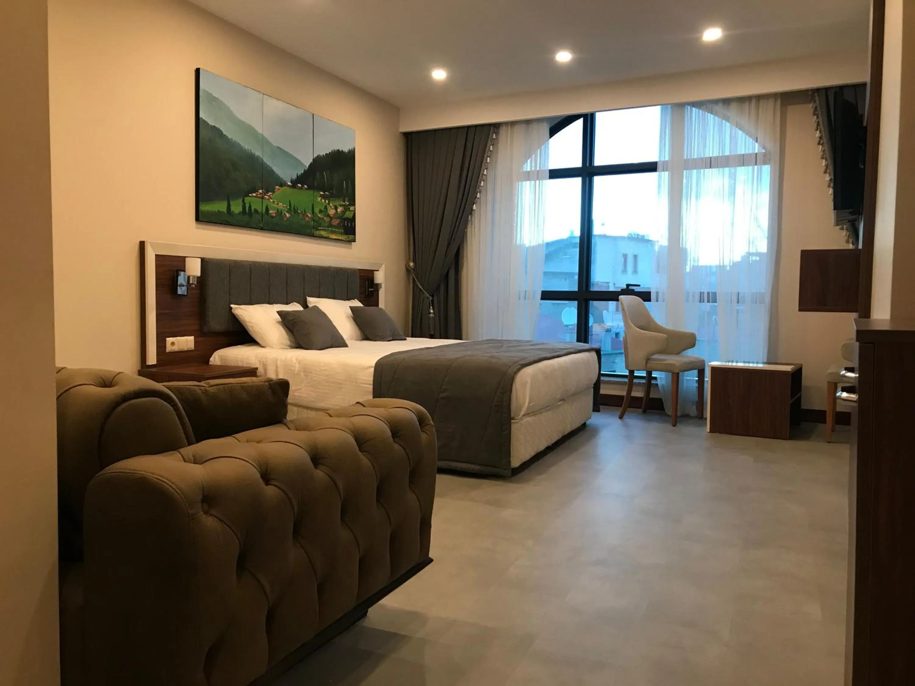 Bed in Deryaman Hotel Trabzon