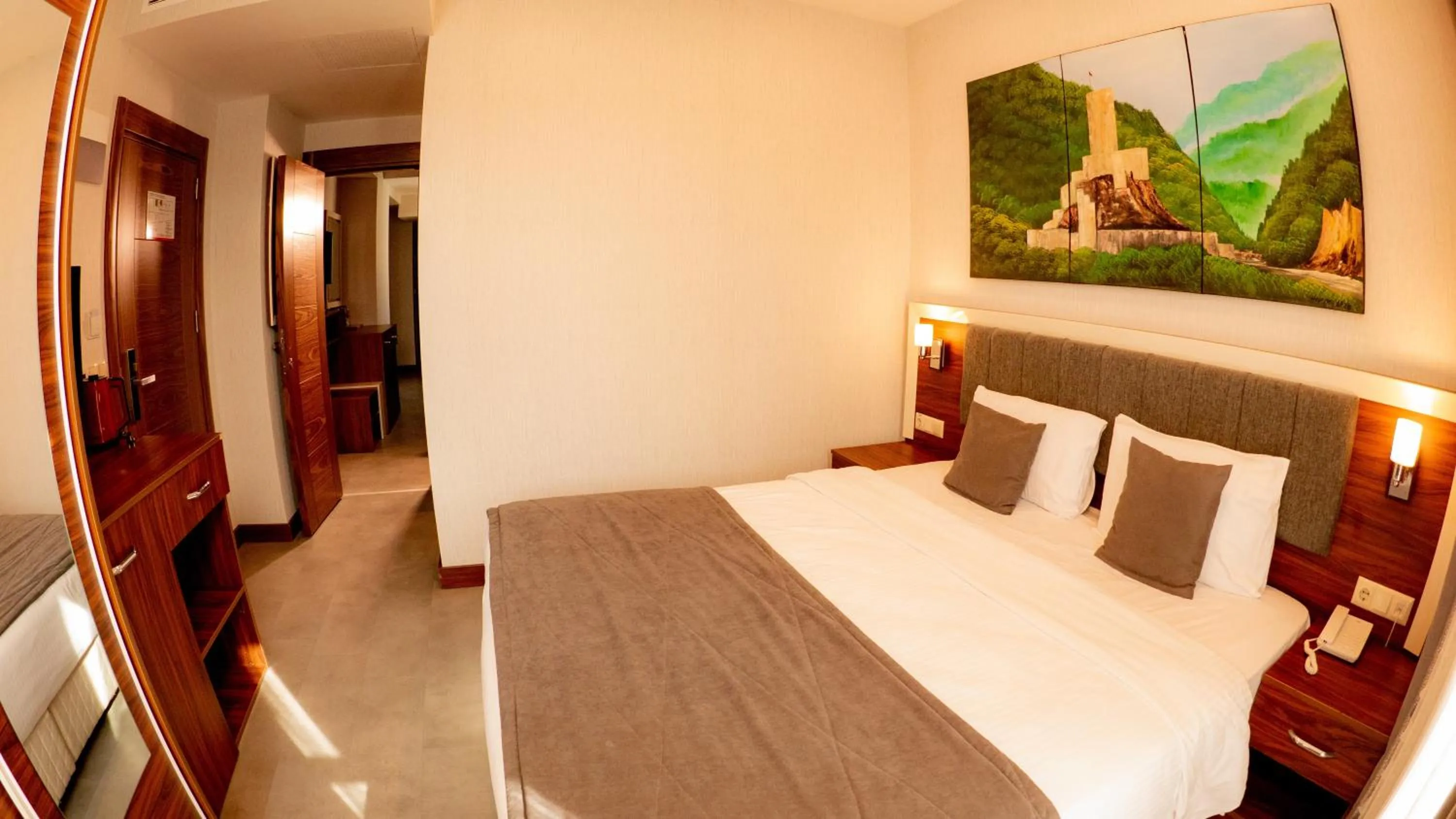 Bed in Deryaman Hotel Trabzon