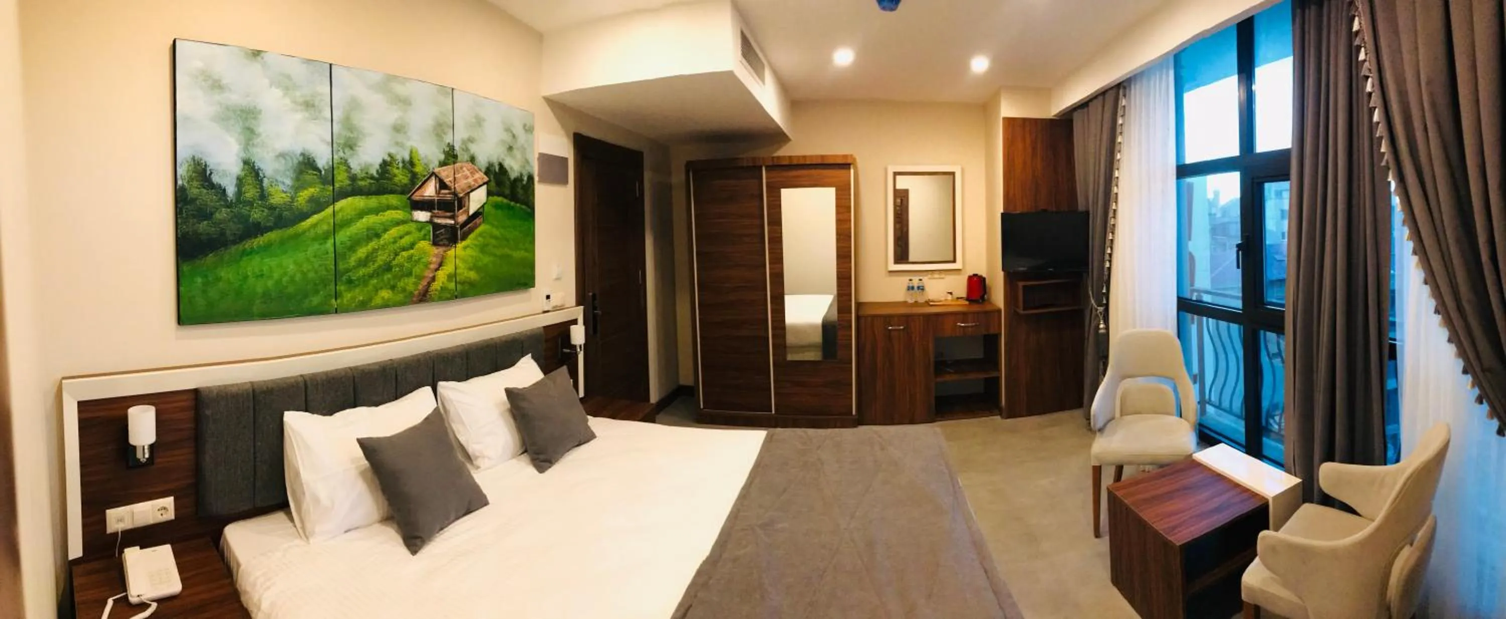 Bed in Deryaman Hotel Trabzon