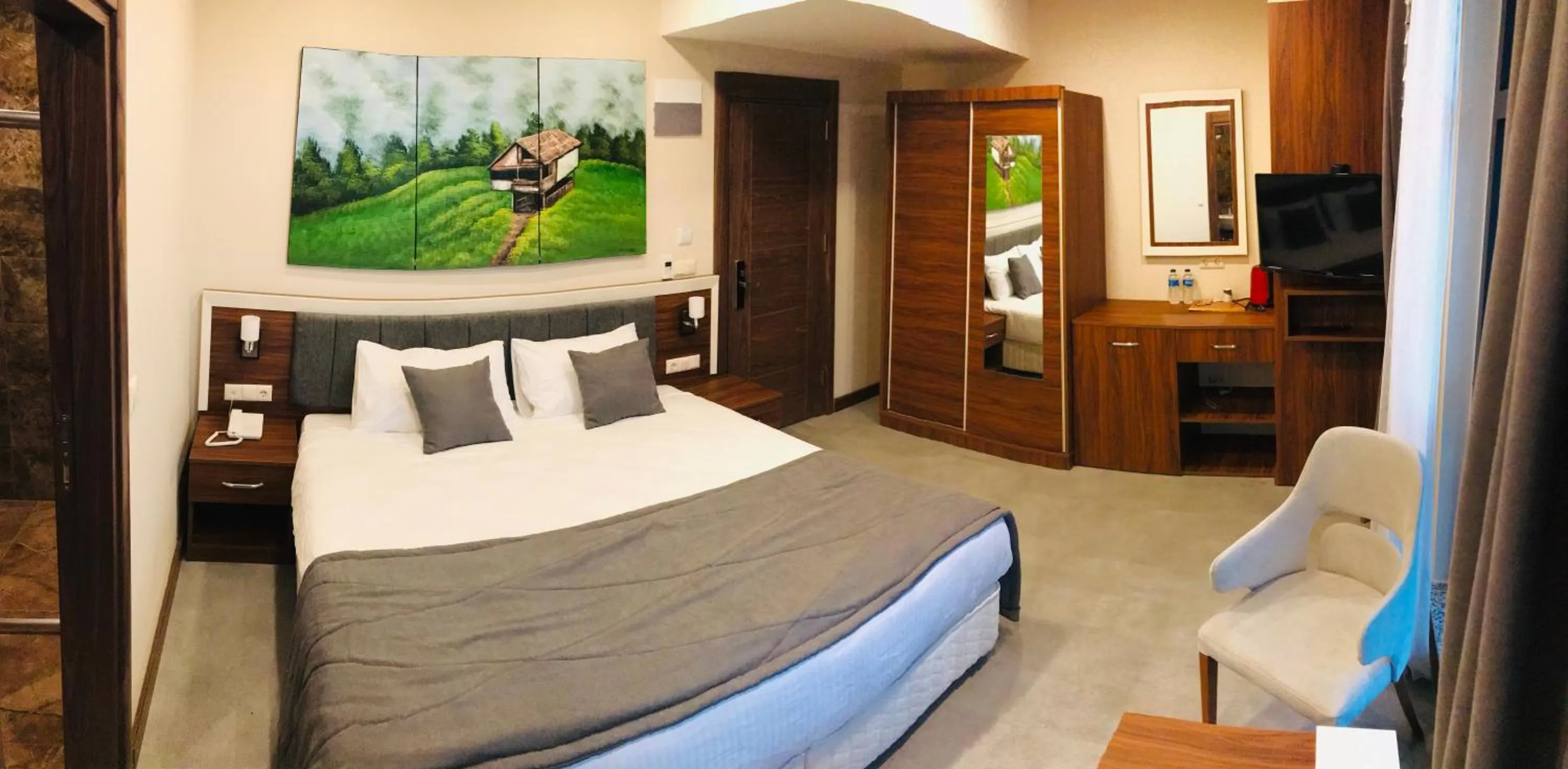 Bed in Deryaman Hotel Trabzon