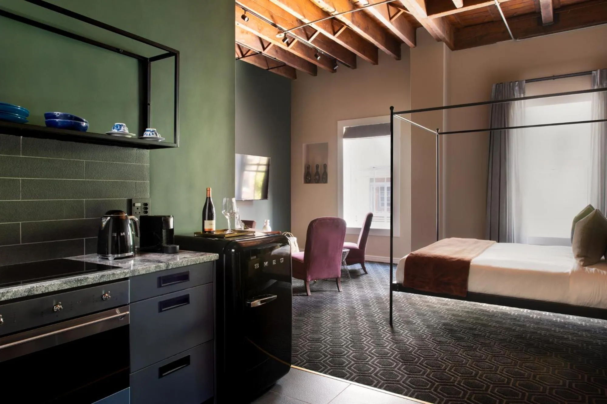 Bed in Old Foundry Hotel by Ideas Cartel