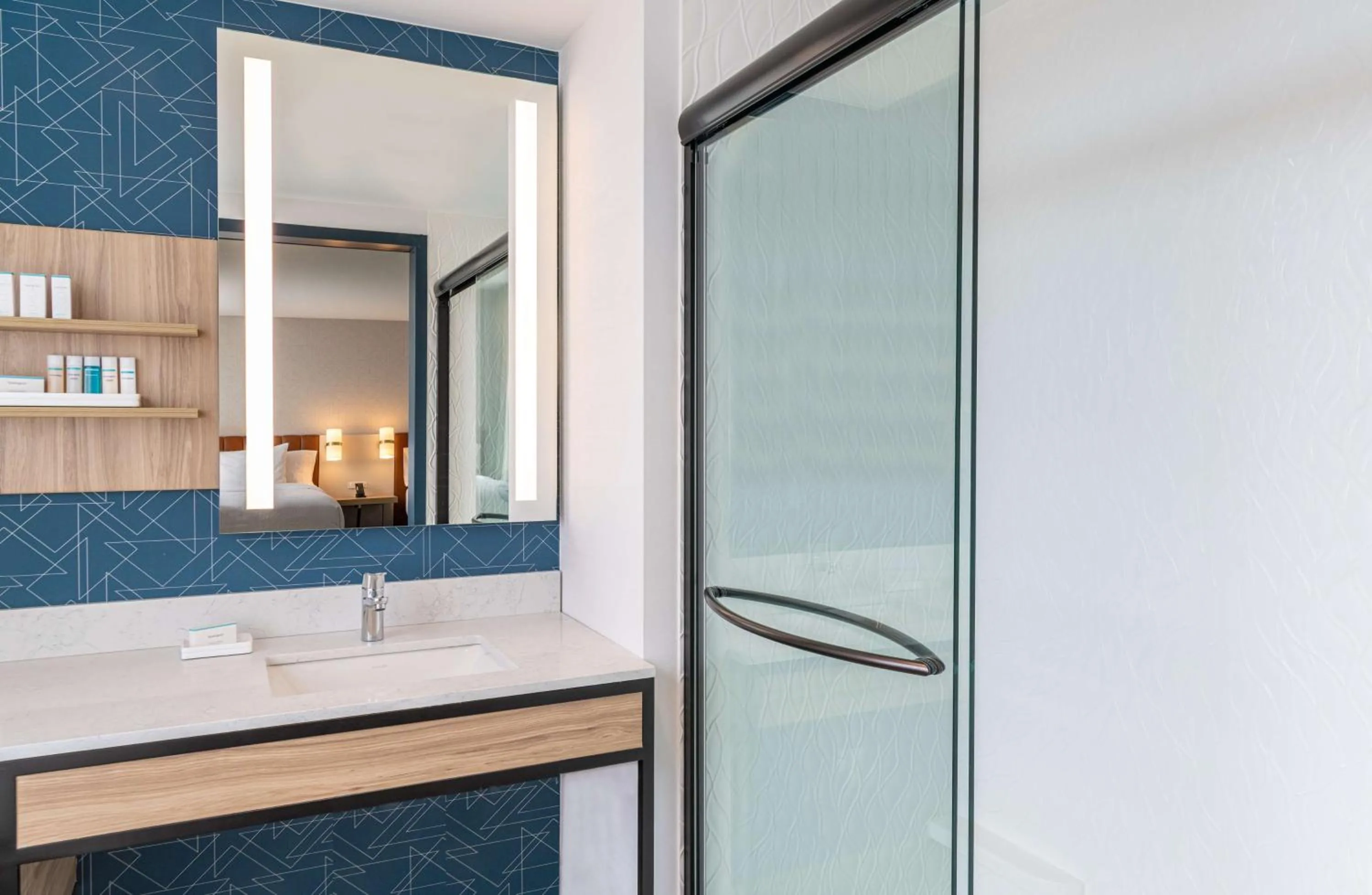 Bathroom in Hilton Garden Inn Flint Downtown