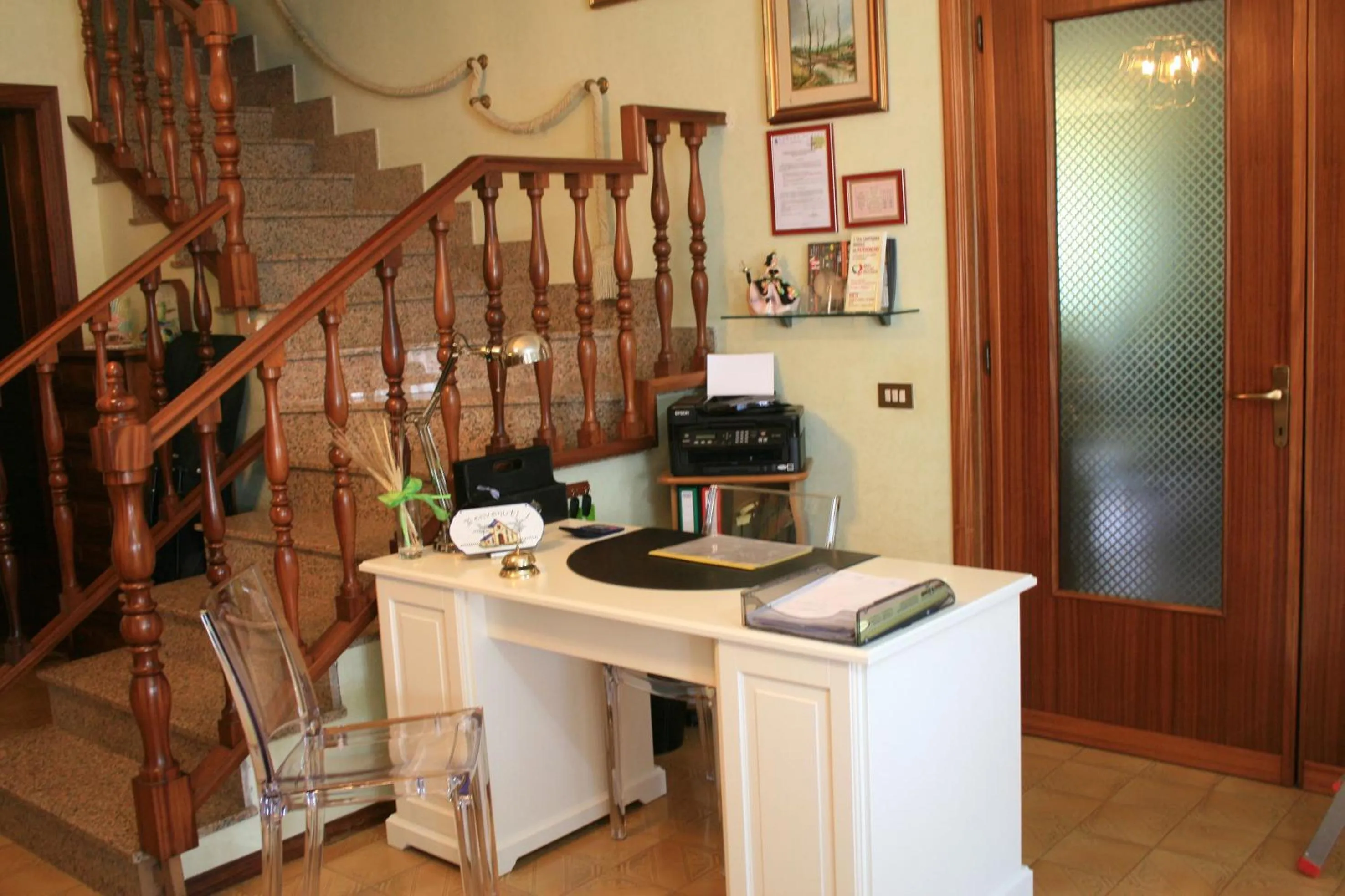 Lobby or reception in A casa di Gianna B&B