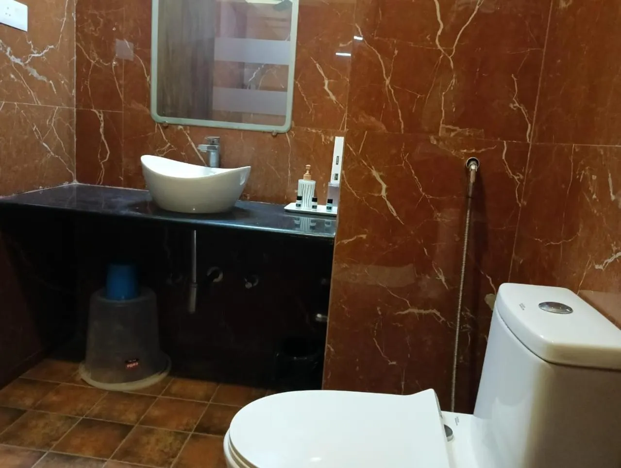 Toilet in Hotel Zion Inn, Cantonment, Varanasi