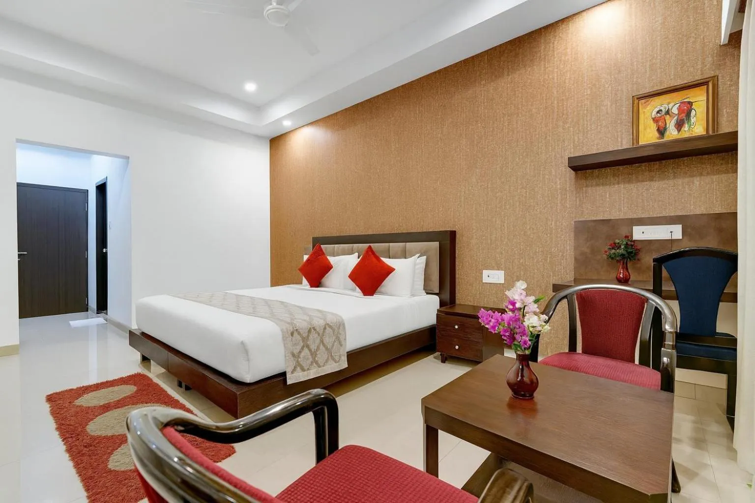 Bedroom, Bed in Hotel Zion Inn, Cantonment, Varanasi