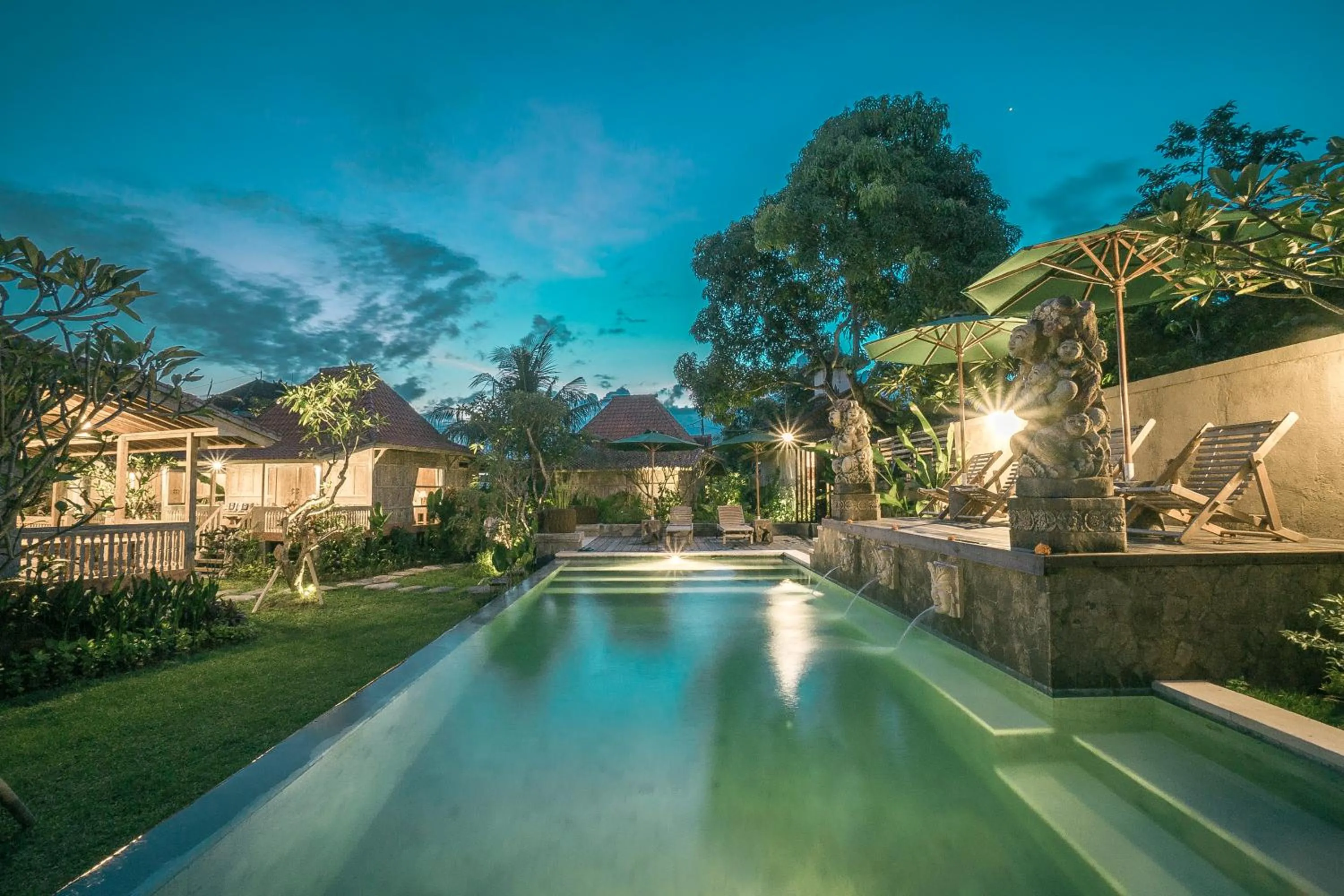 Swimming pool in Kirani Joglo Villa Bali by Mahaputra