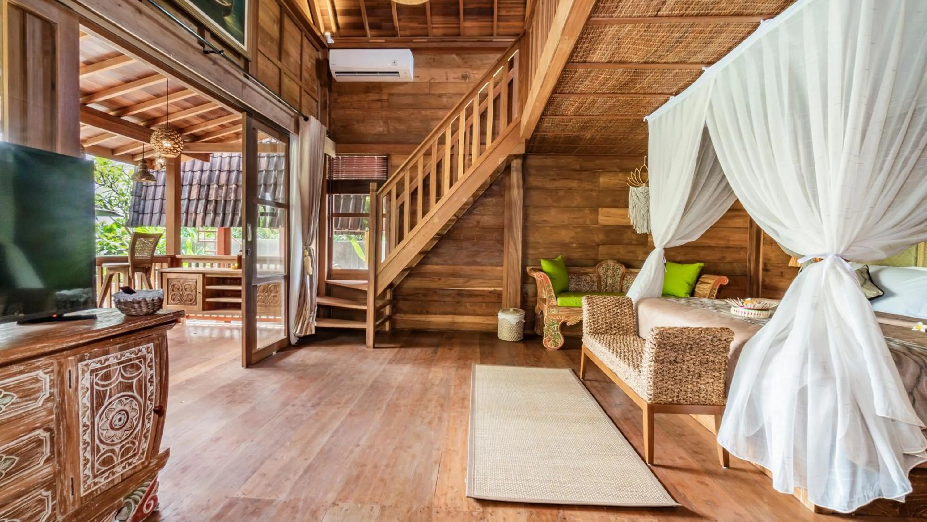 Bedroom in Kirani Joglo Villa Bali by Mahaputra