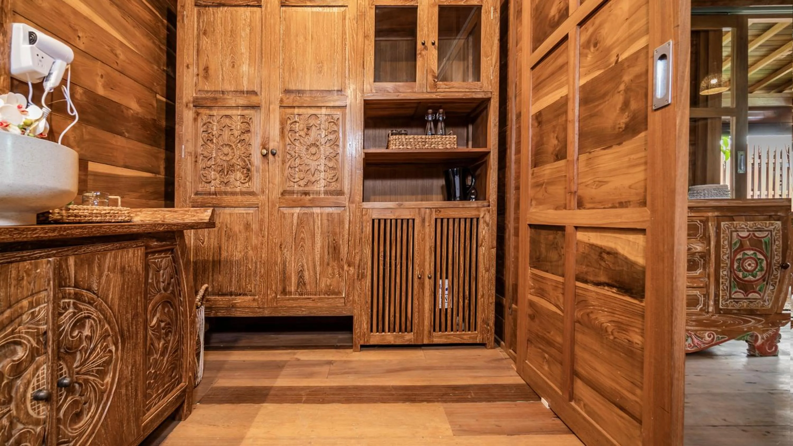 wardrobe in Kirani Joglo Villa Bali by Mahaputra