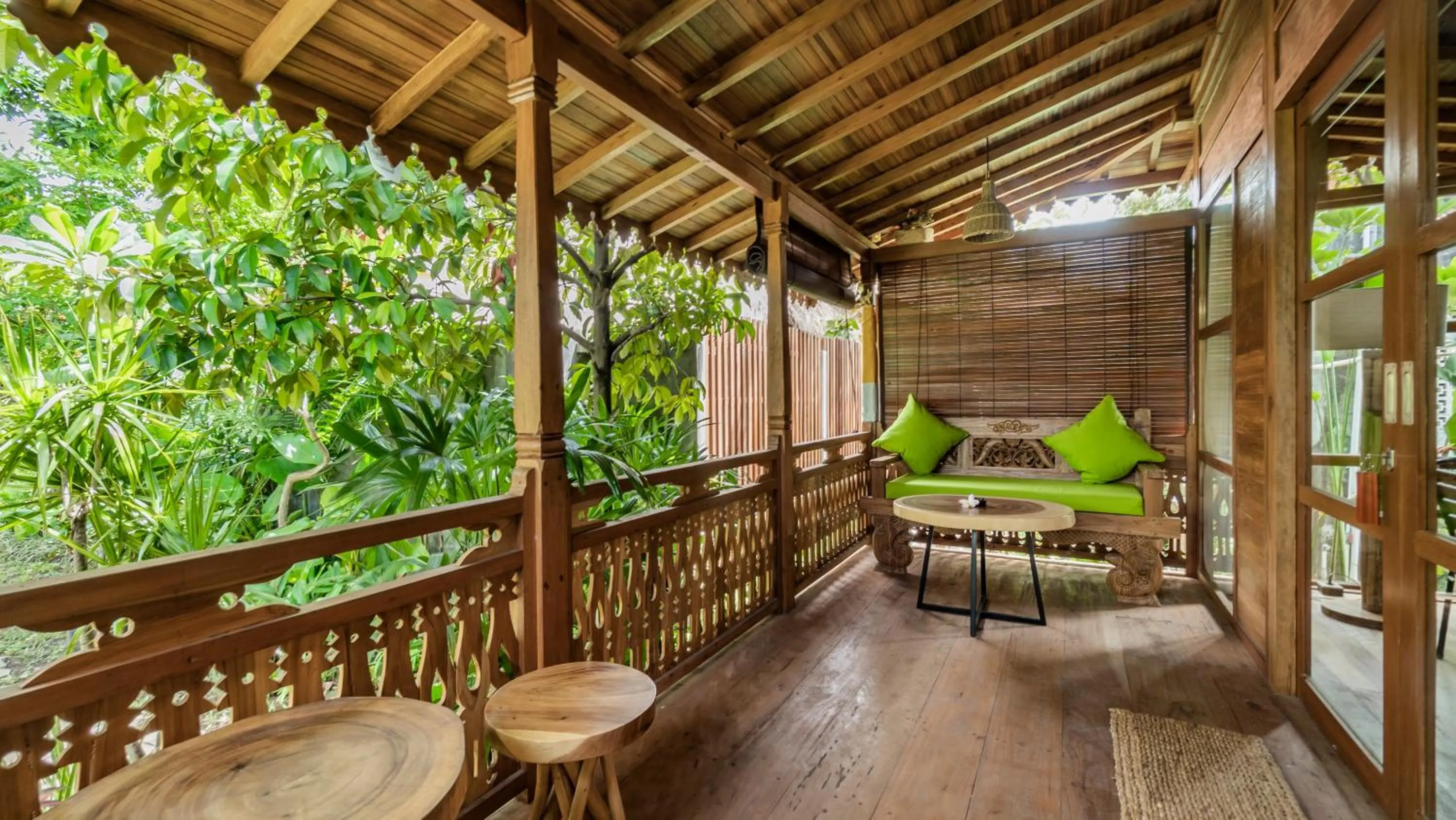 Balcony/Terrace in Kirani Joglo Villa Bali by Mahaputra