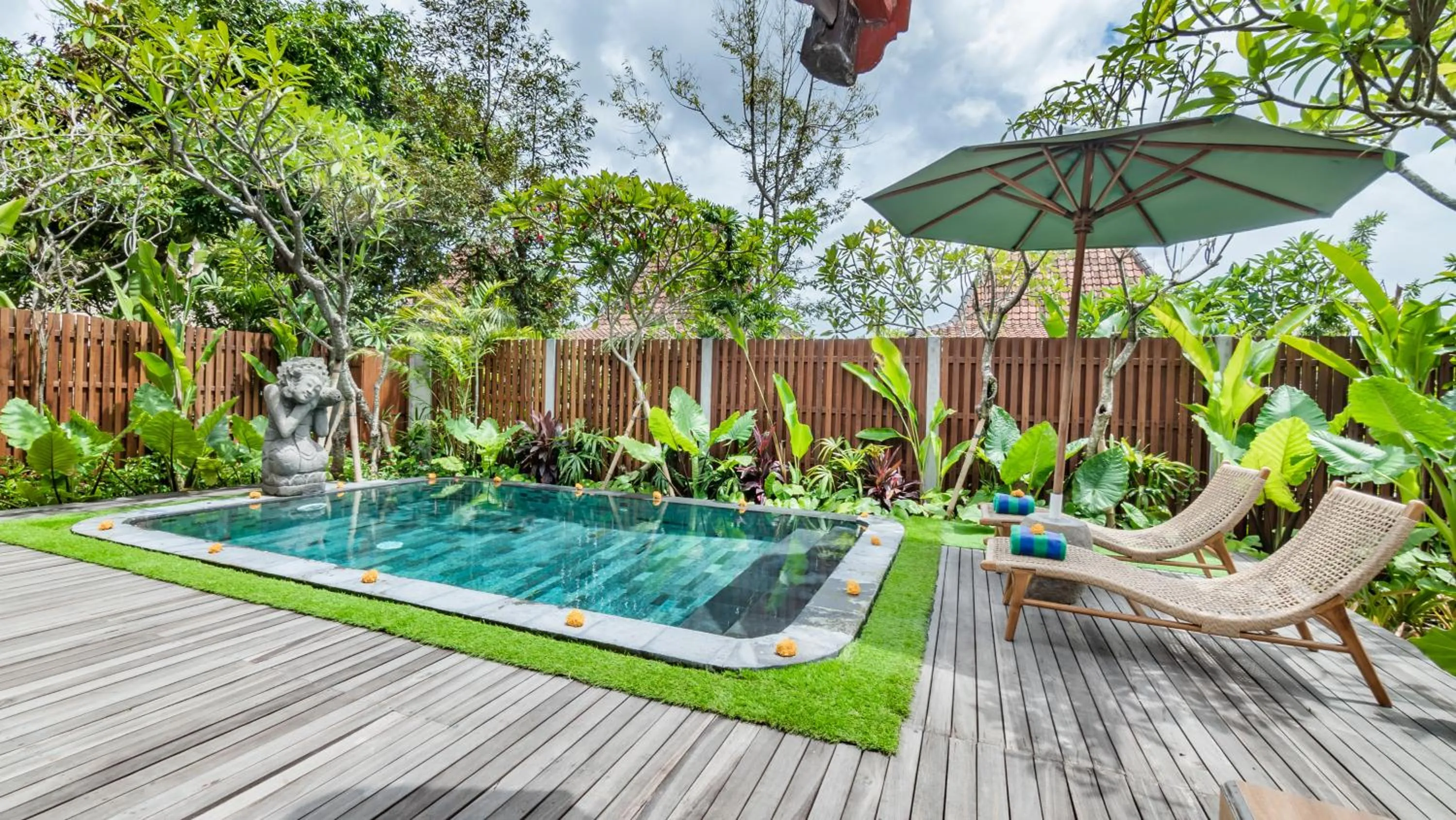 Swimming pool in Kirani Joglo Villa Bali by Mahaputra