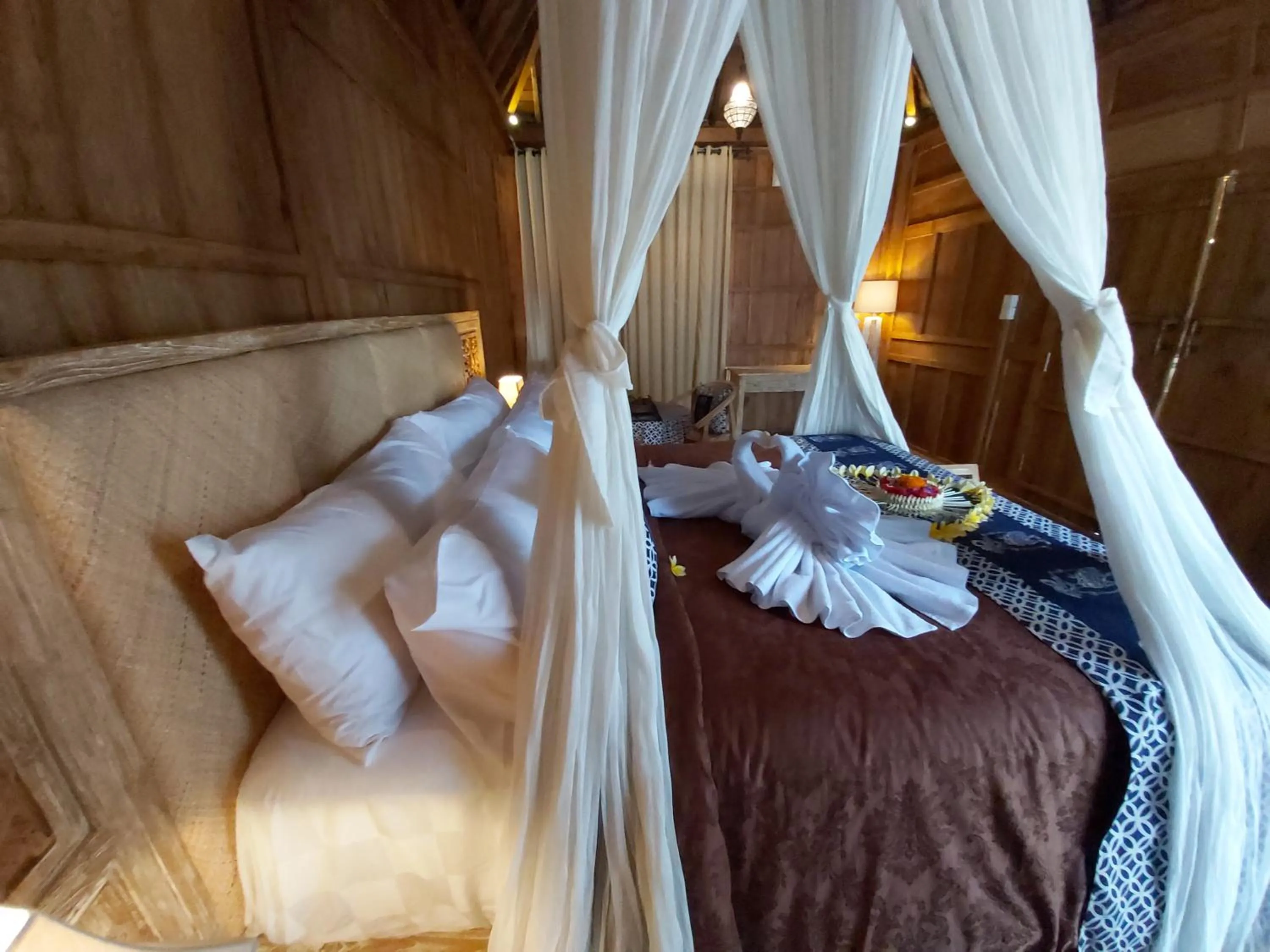 Bed in Kirani Joglo Villa Bali by Mahaputra