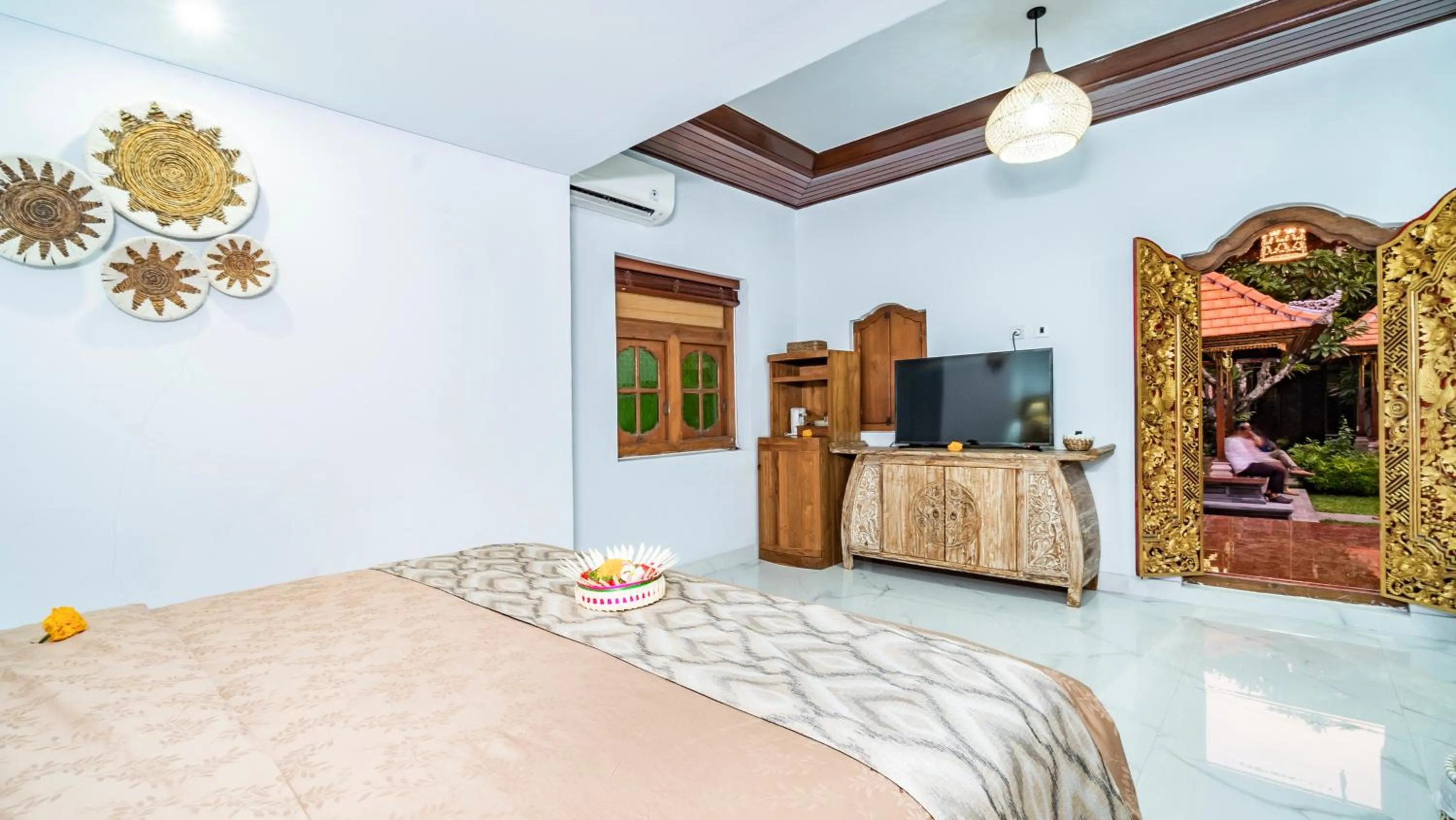 Bedroom, Bed in Kirani Joglo Villa Bali by Mahaputra