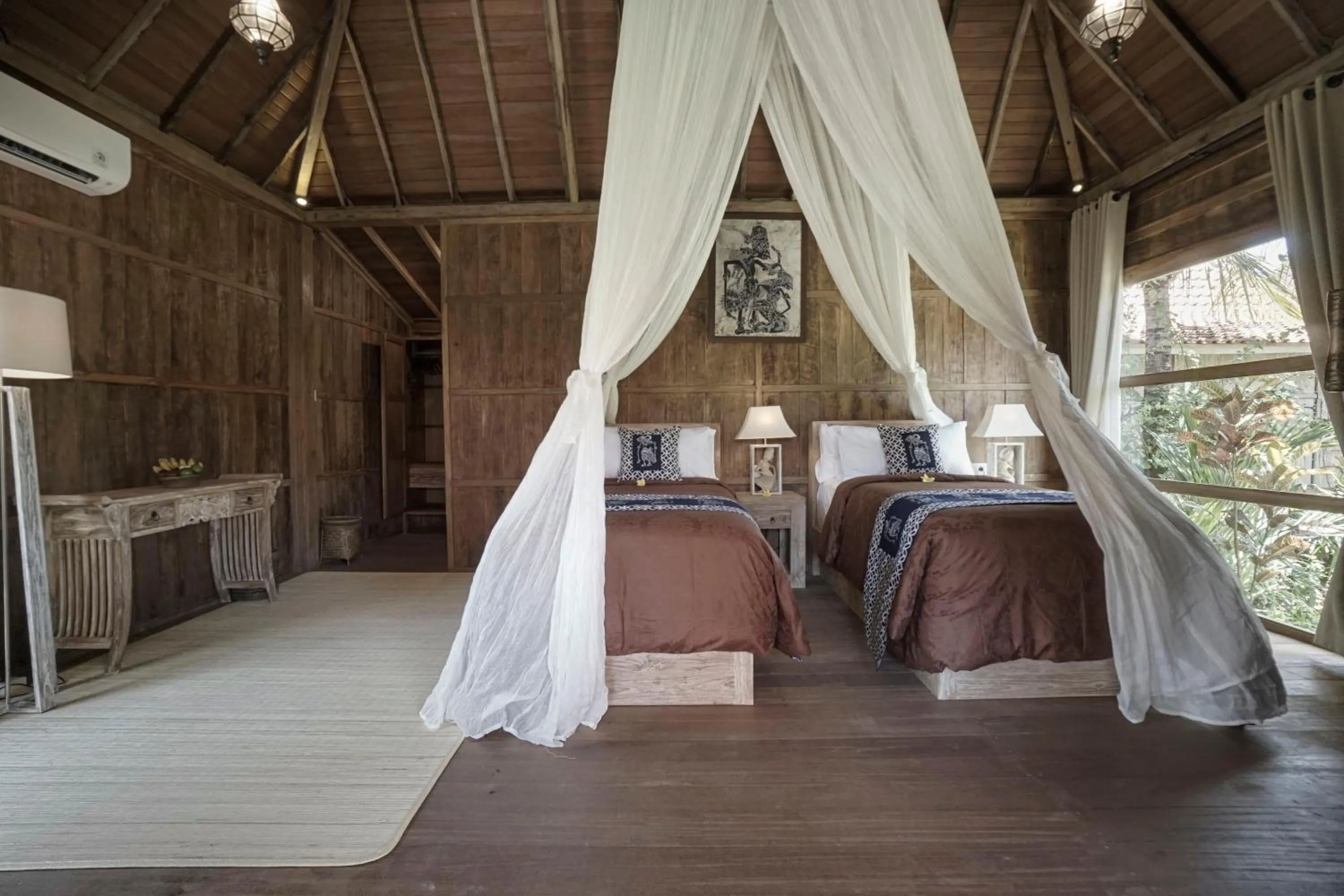 Bedroom, Bed in Kirani Joglo Villa Bali by Mahaputra