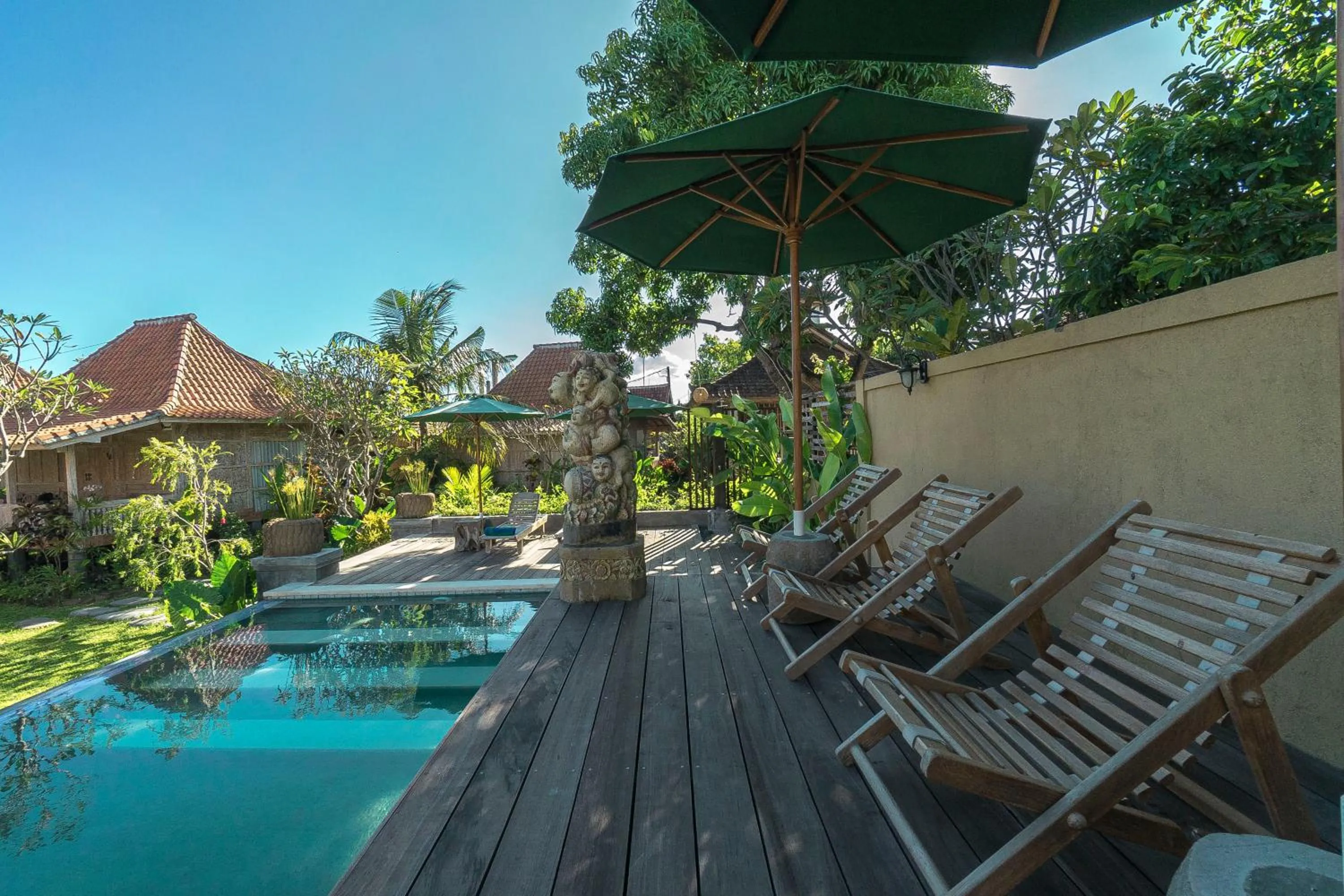 Swimming pool in Kirani Joglo Villa Bali by Mahaputra