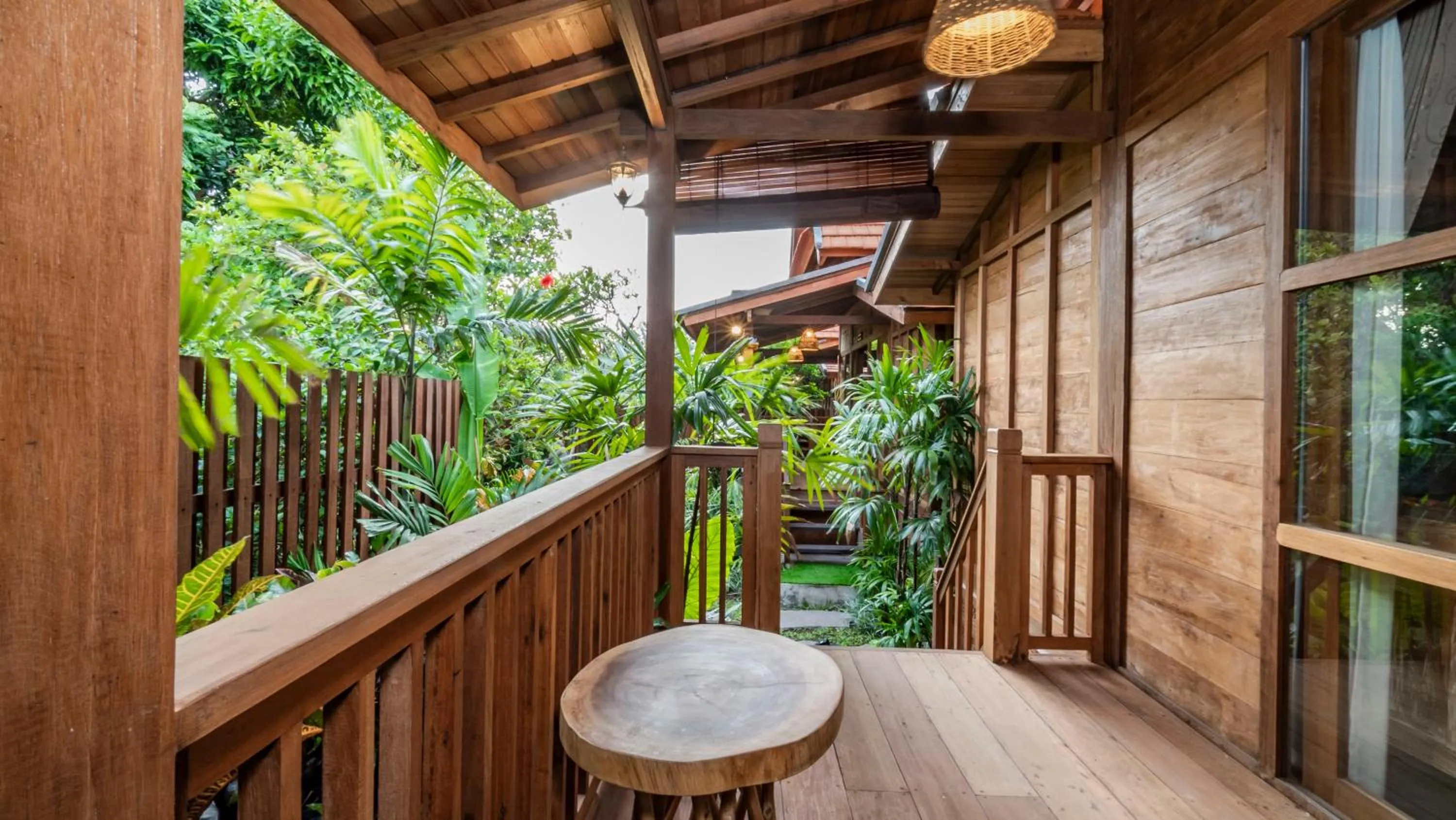 Balcony/Terrace in Kirani Joglo Villa Bali by Mahaputra