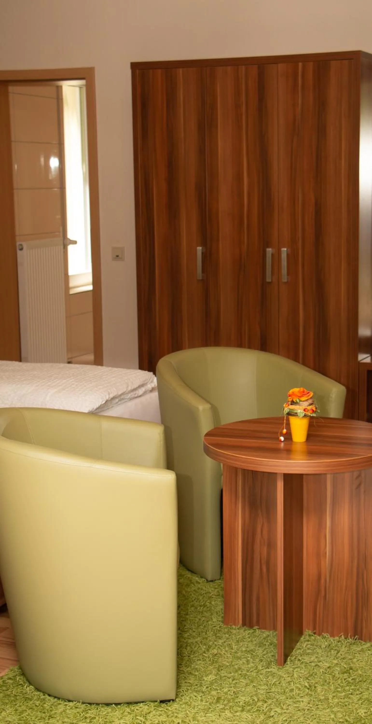 Seating area in Hotel-Restaurant Laux