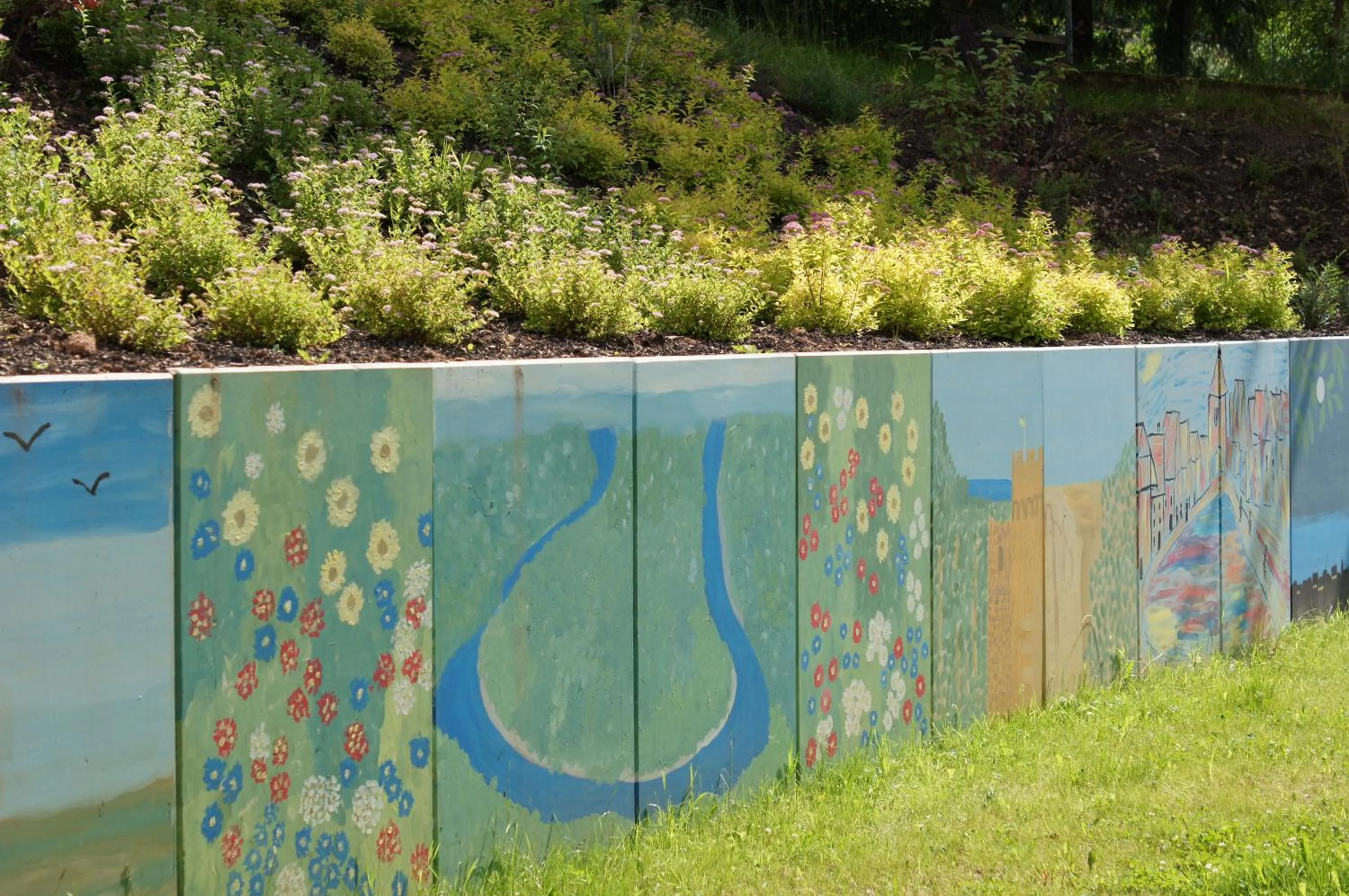 Garden in Hotel-Restaurant Laux