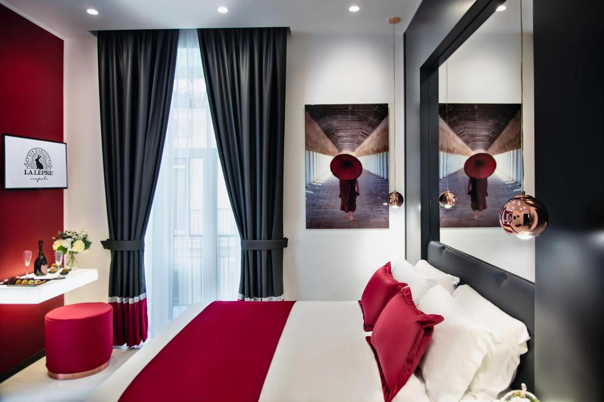 Bed in La Lepre Napoli