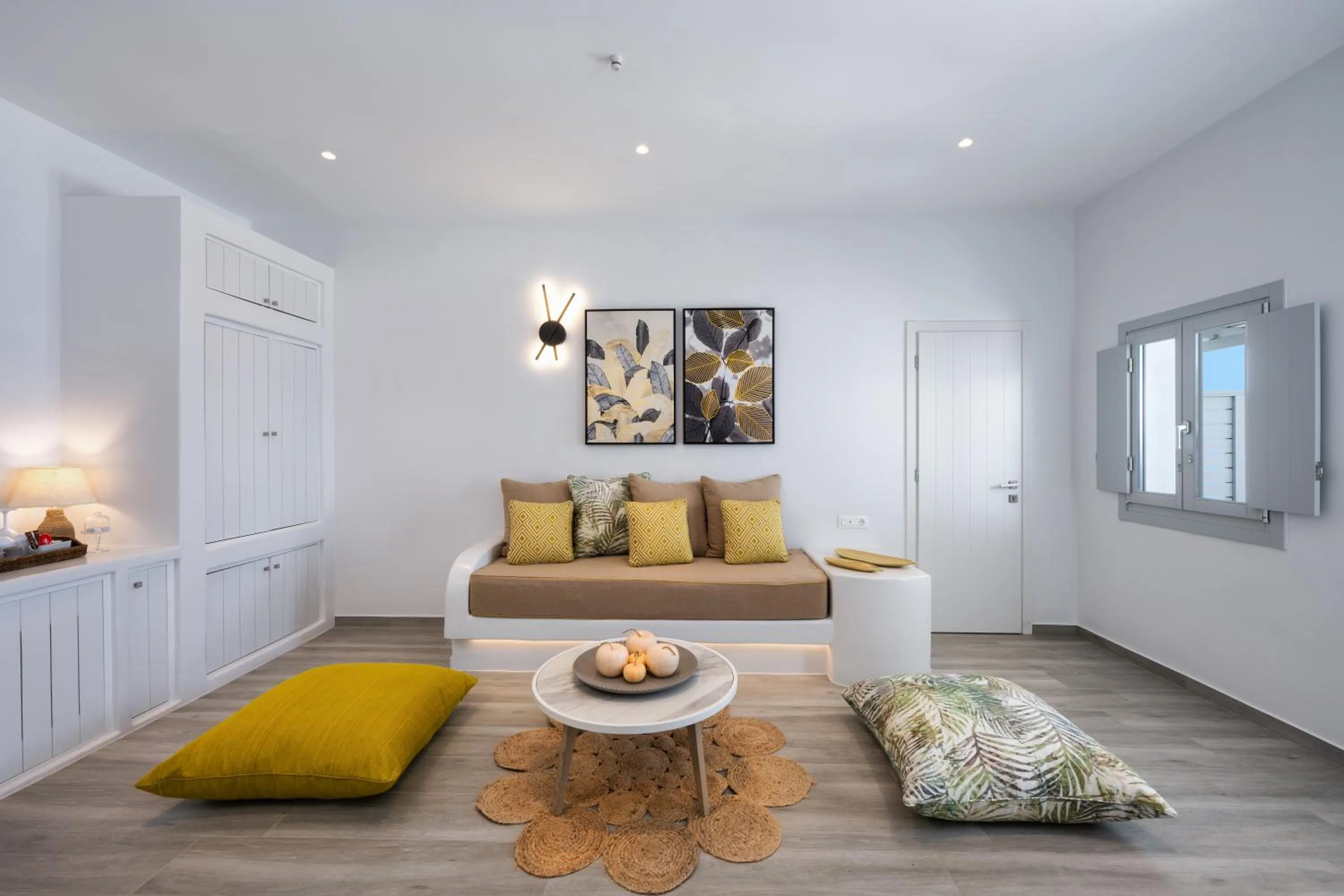 Seating area in Siete Mares Luxury Suites
