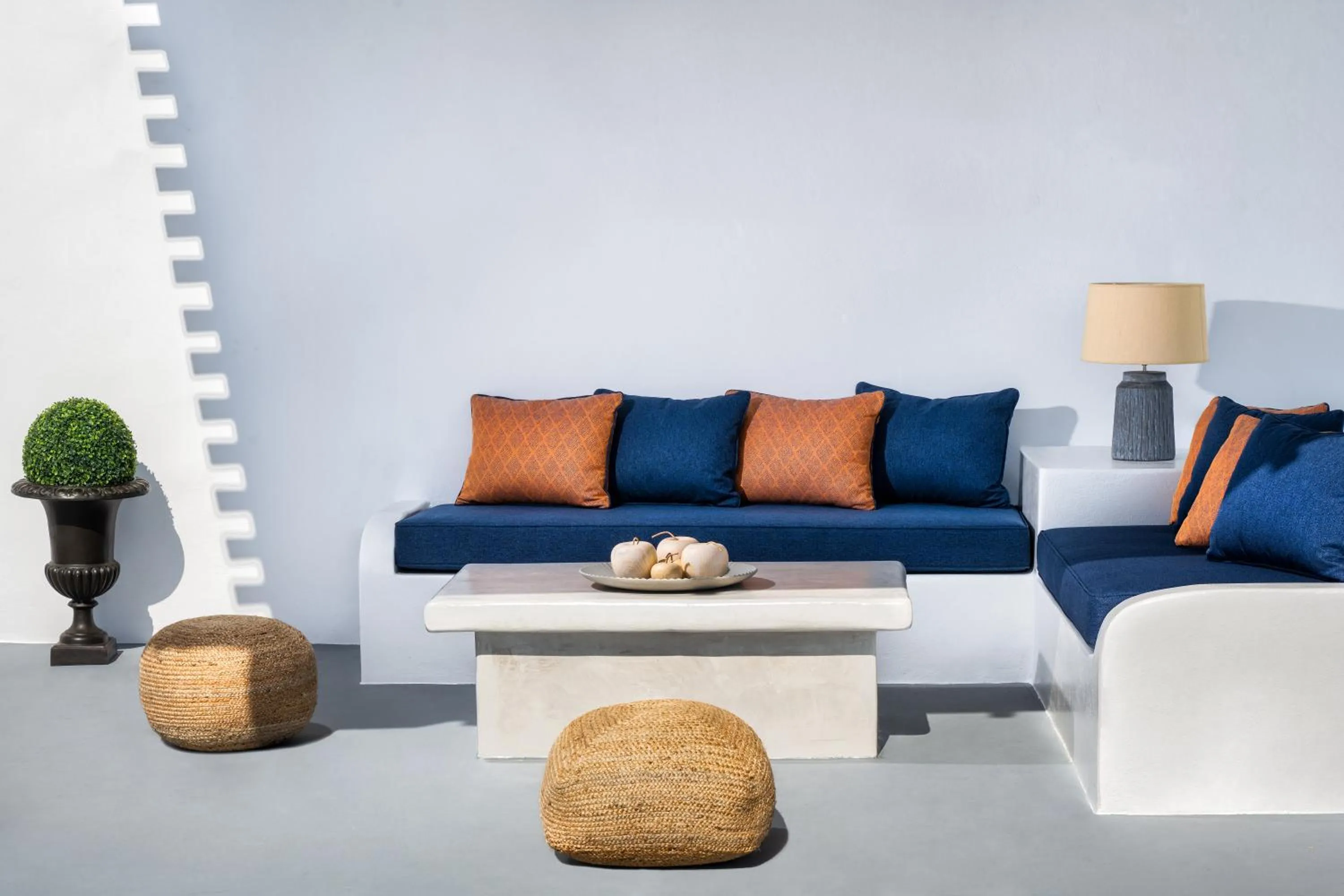 Seating area in Siete Mares Luxury Suites