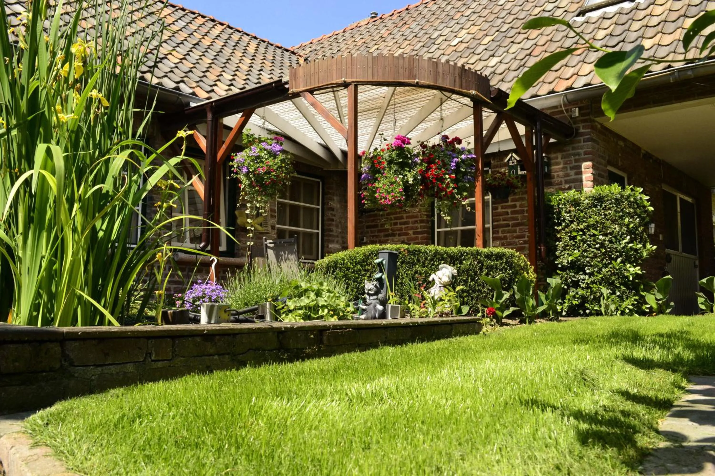 Garden view, Garden in Pension Neske