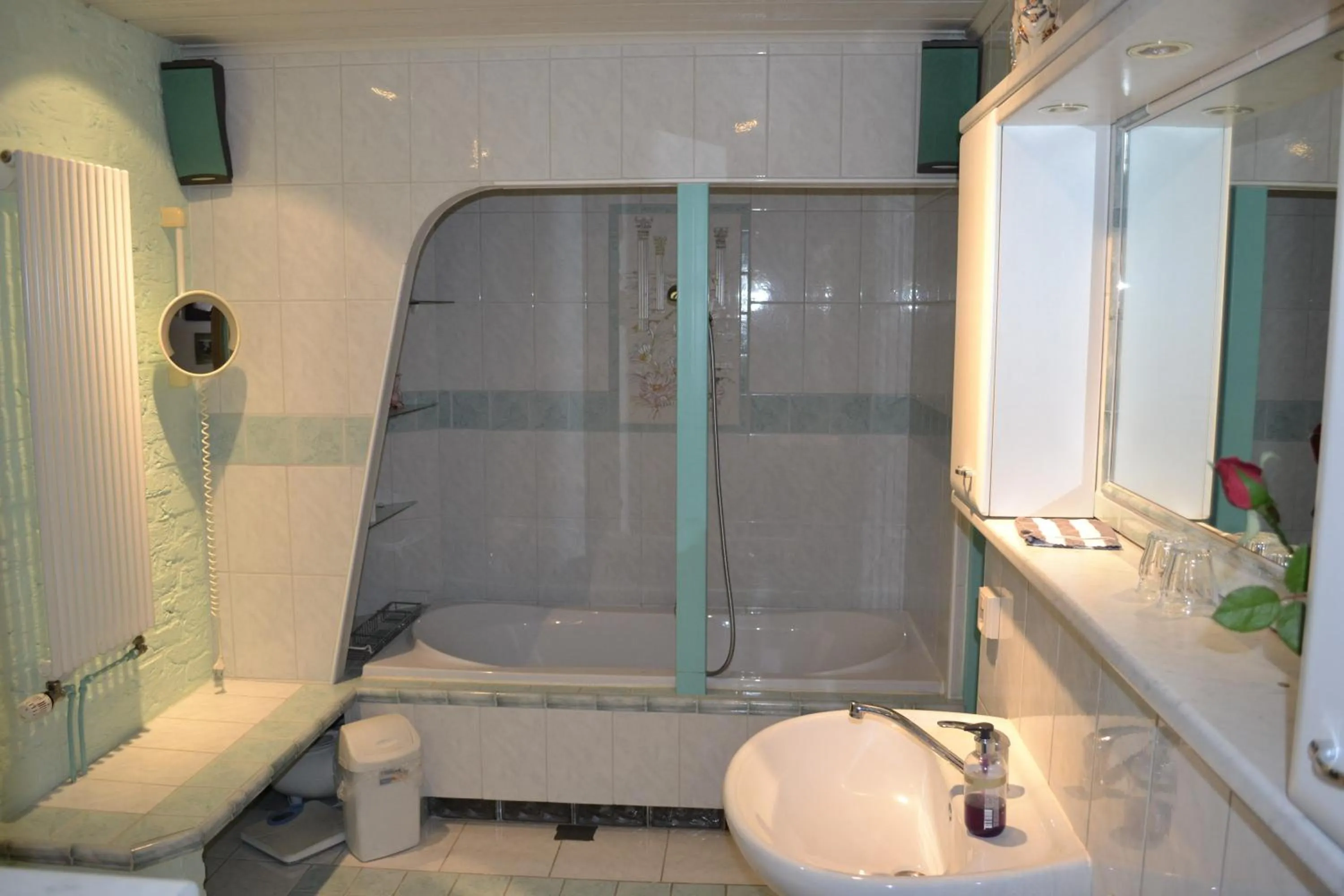 Decorative detail, Bathroom in Pension Neske