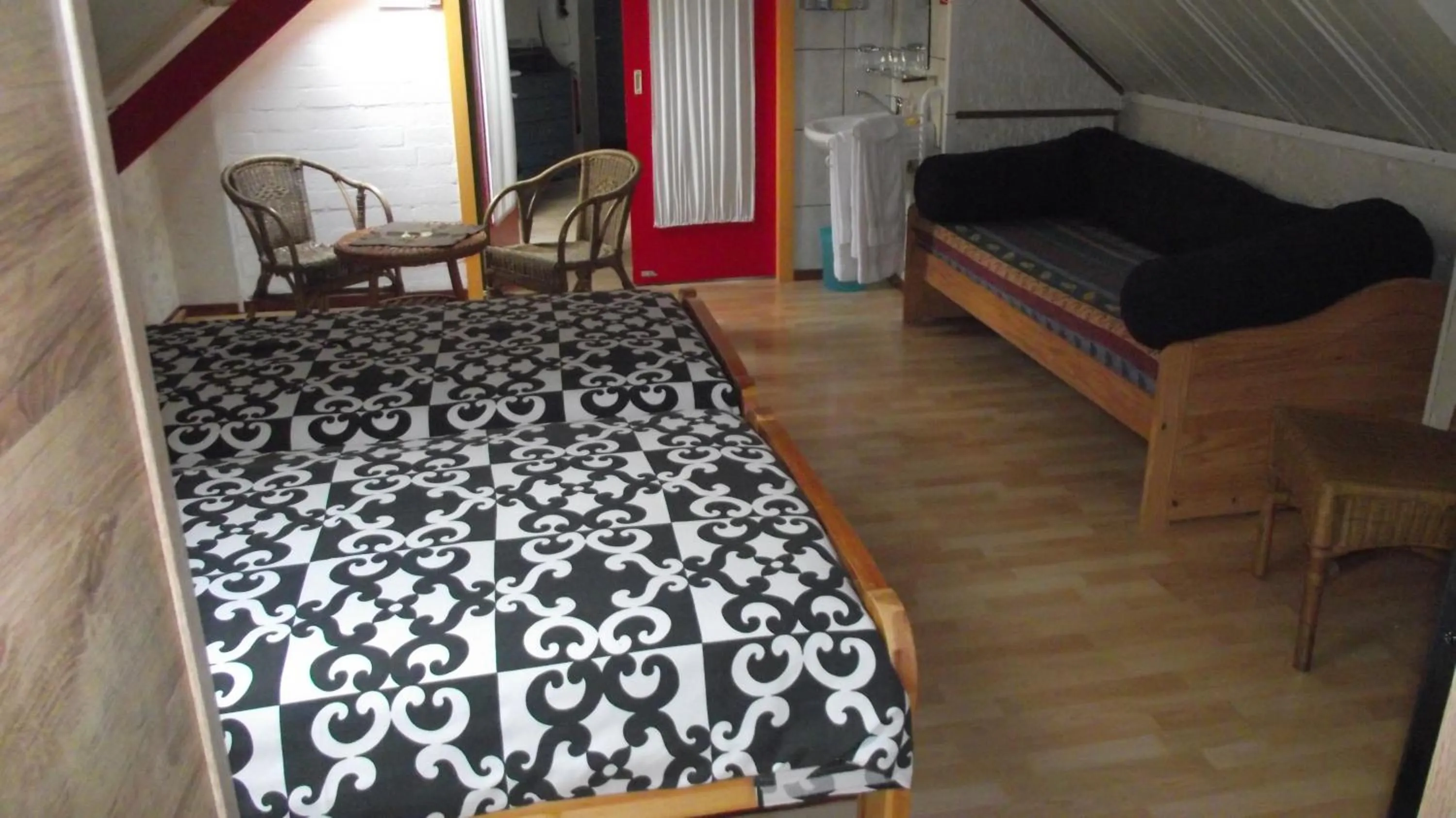 Bed in Pension Neske