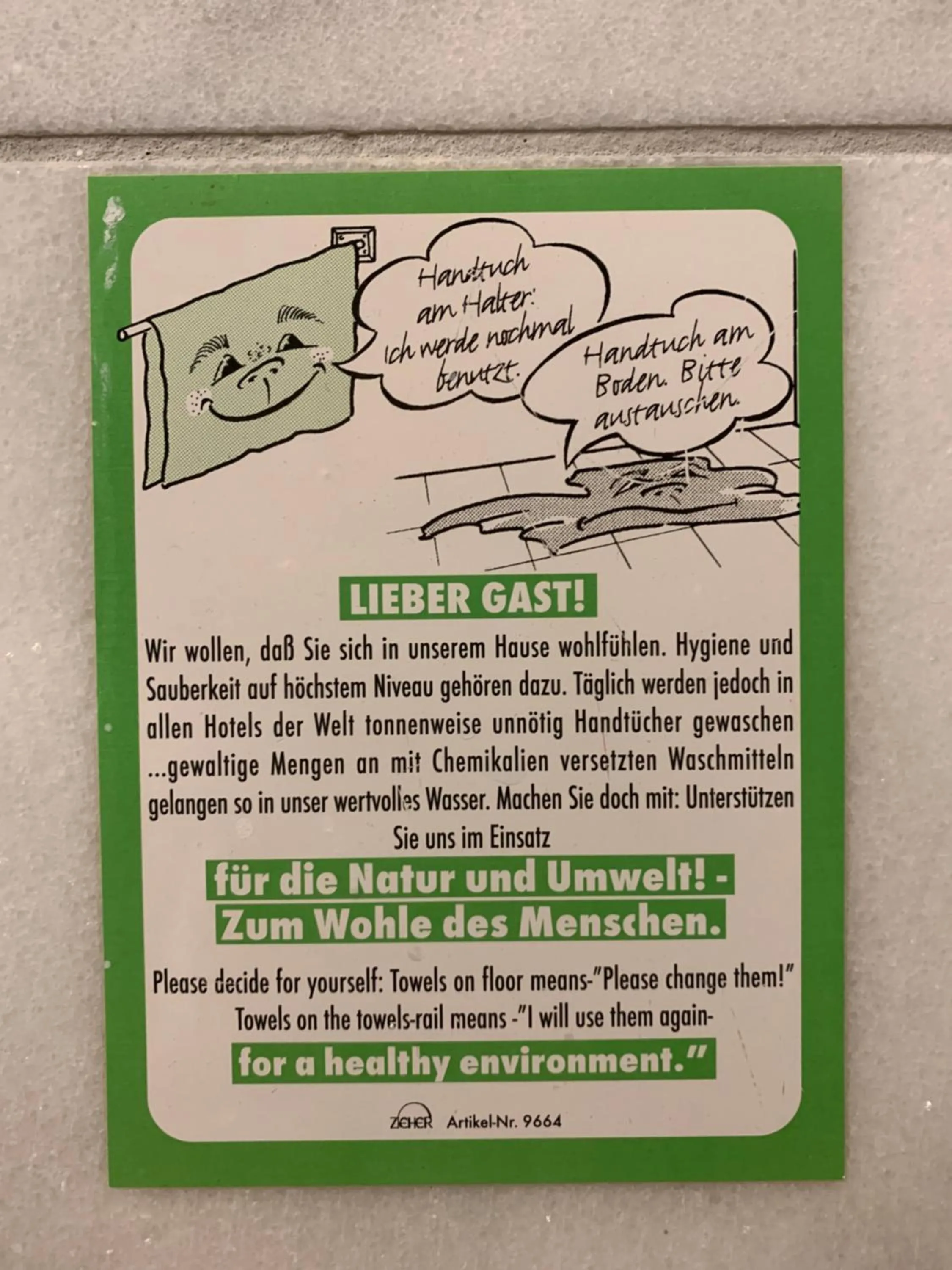 Bathroom in Hotel Zentrum