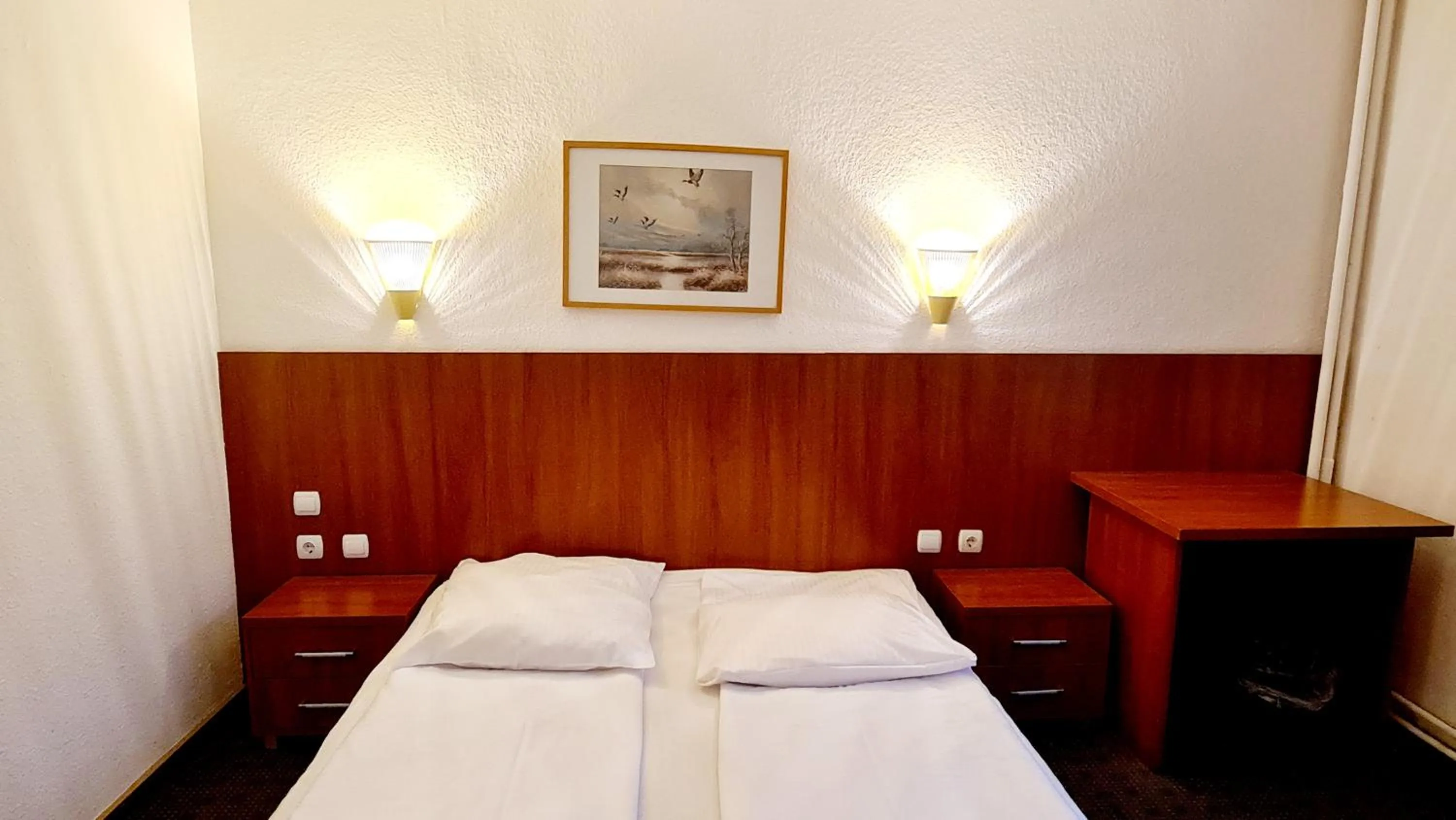 Bed in Hotel Zentrum