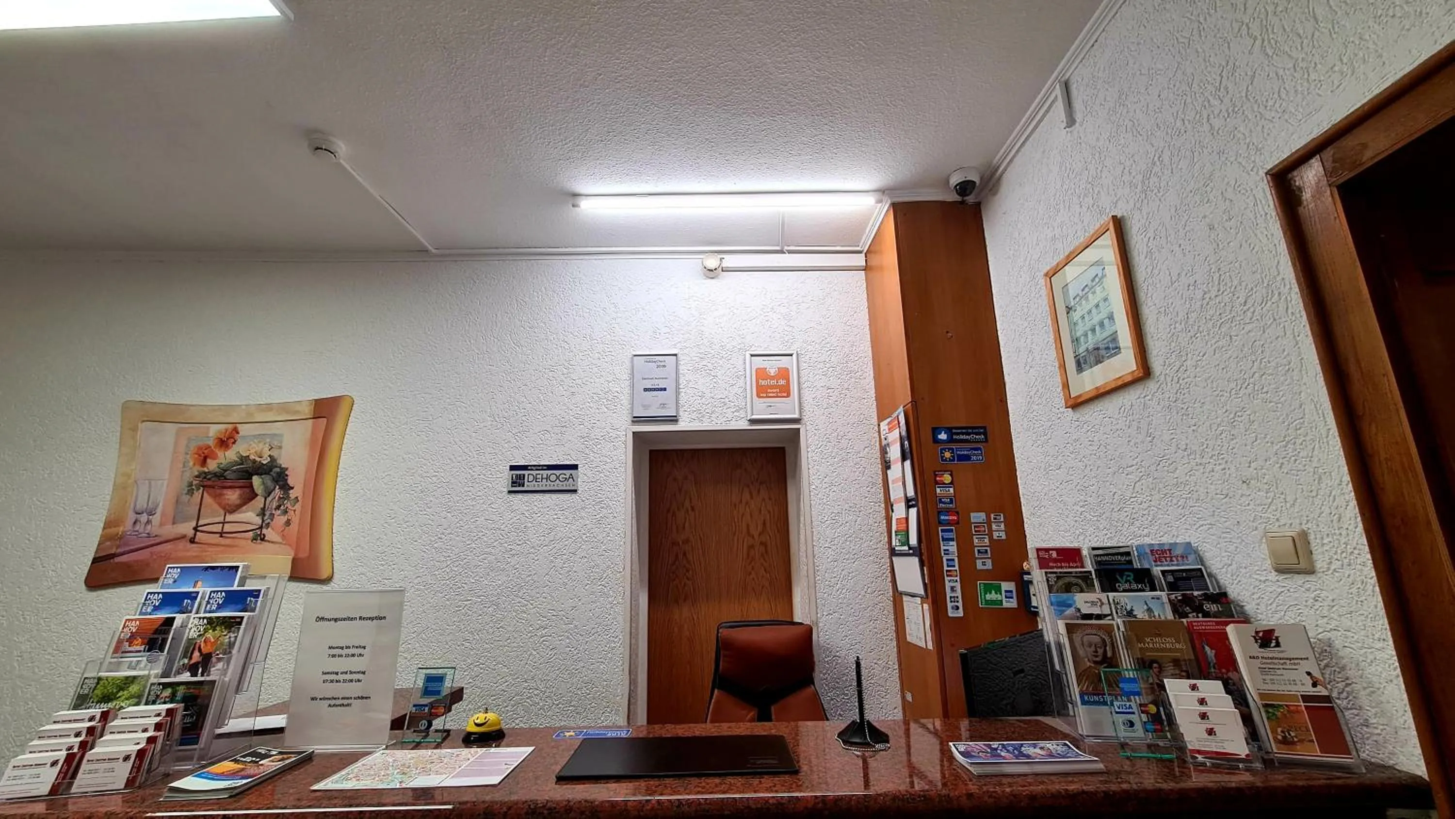 Lobby or reception in Hotel Zentrum