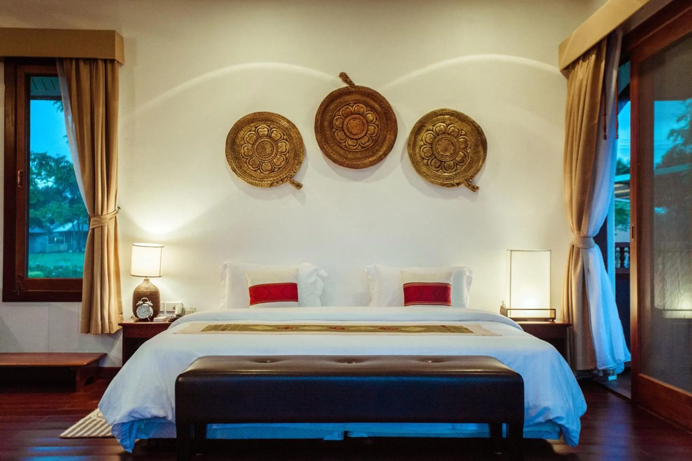 Decorative detail, Bed in Sabaidee Valley