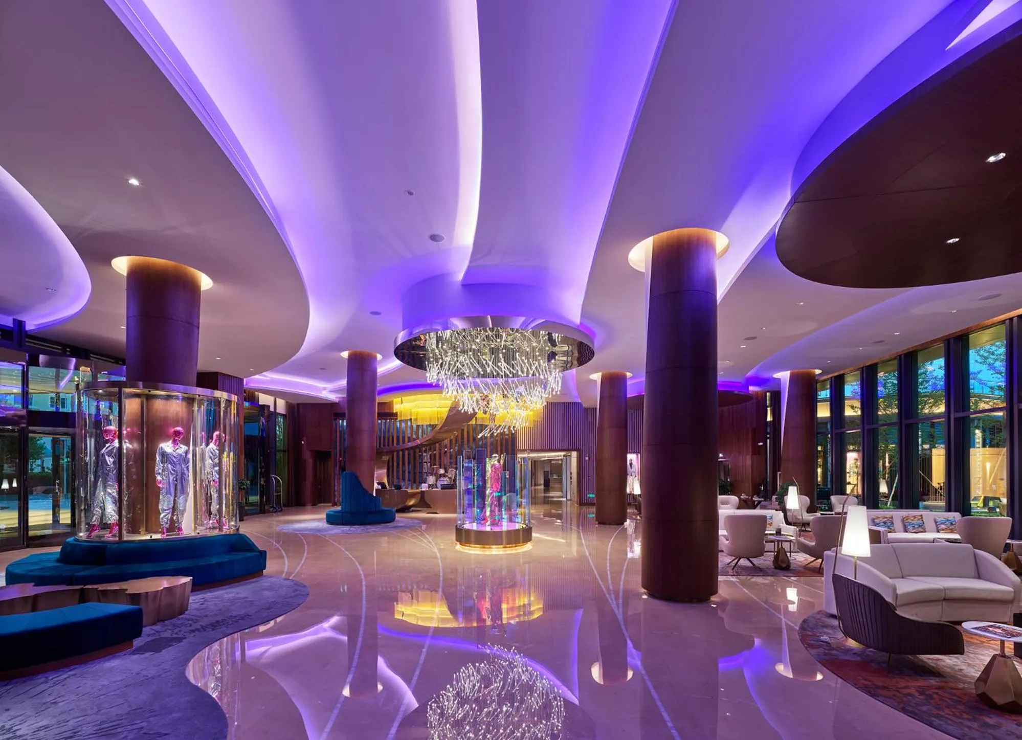 Lobby or reception in Hard Rock Hotel Dalian