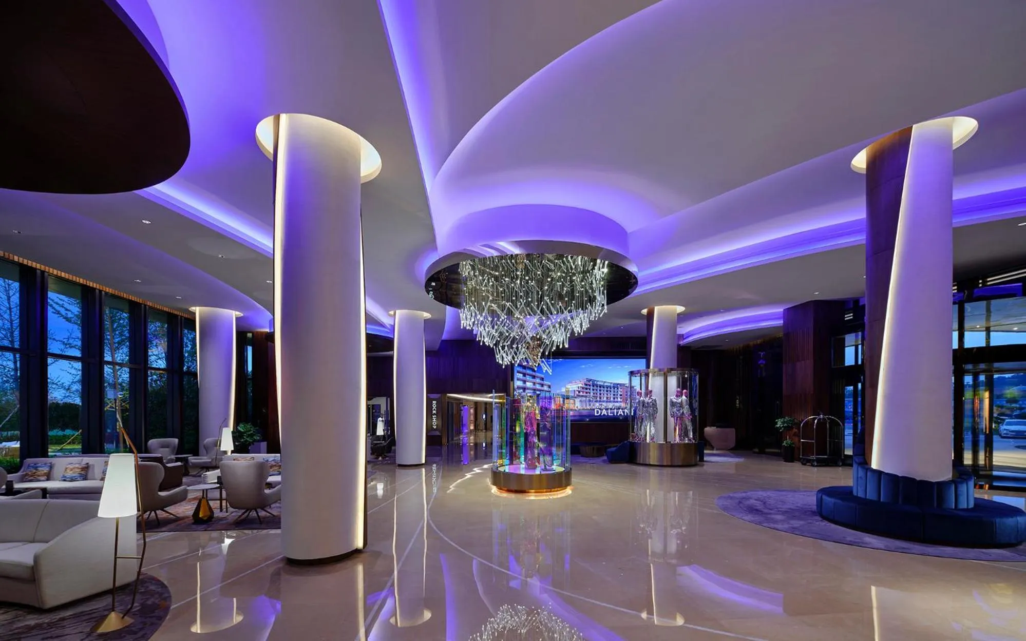 Lobby or reception in Hard Rock Hotel Dalian