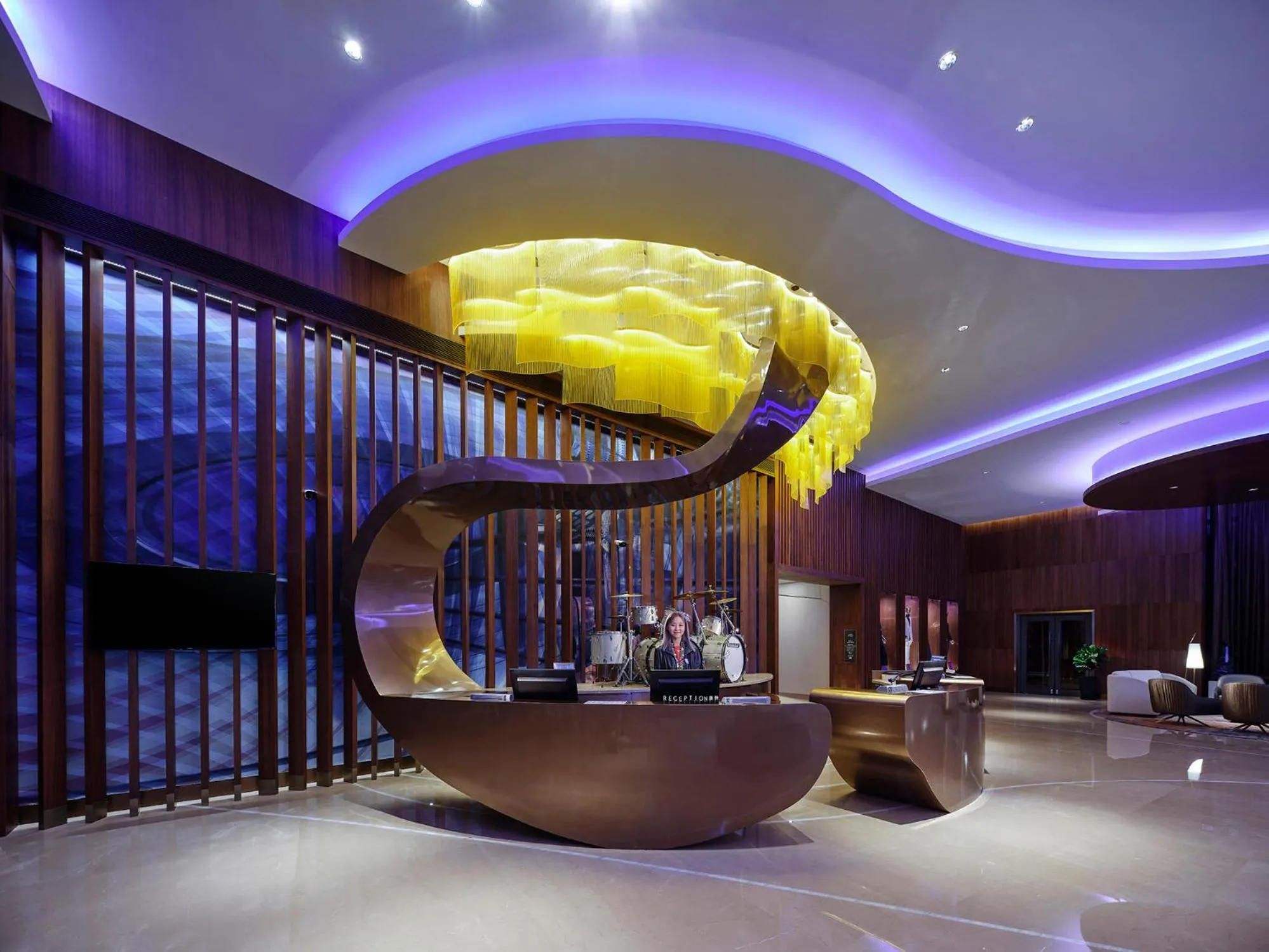 Lobby or reception in Hard Rock Hotel Dalian