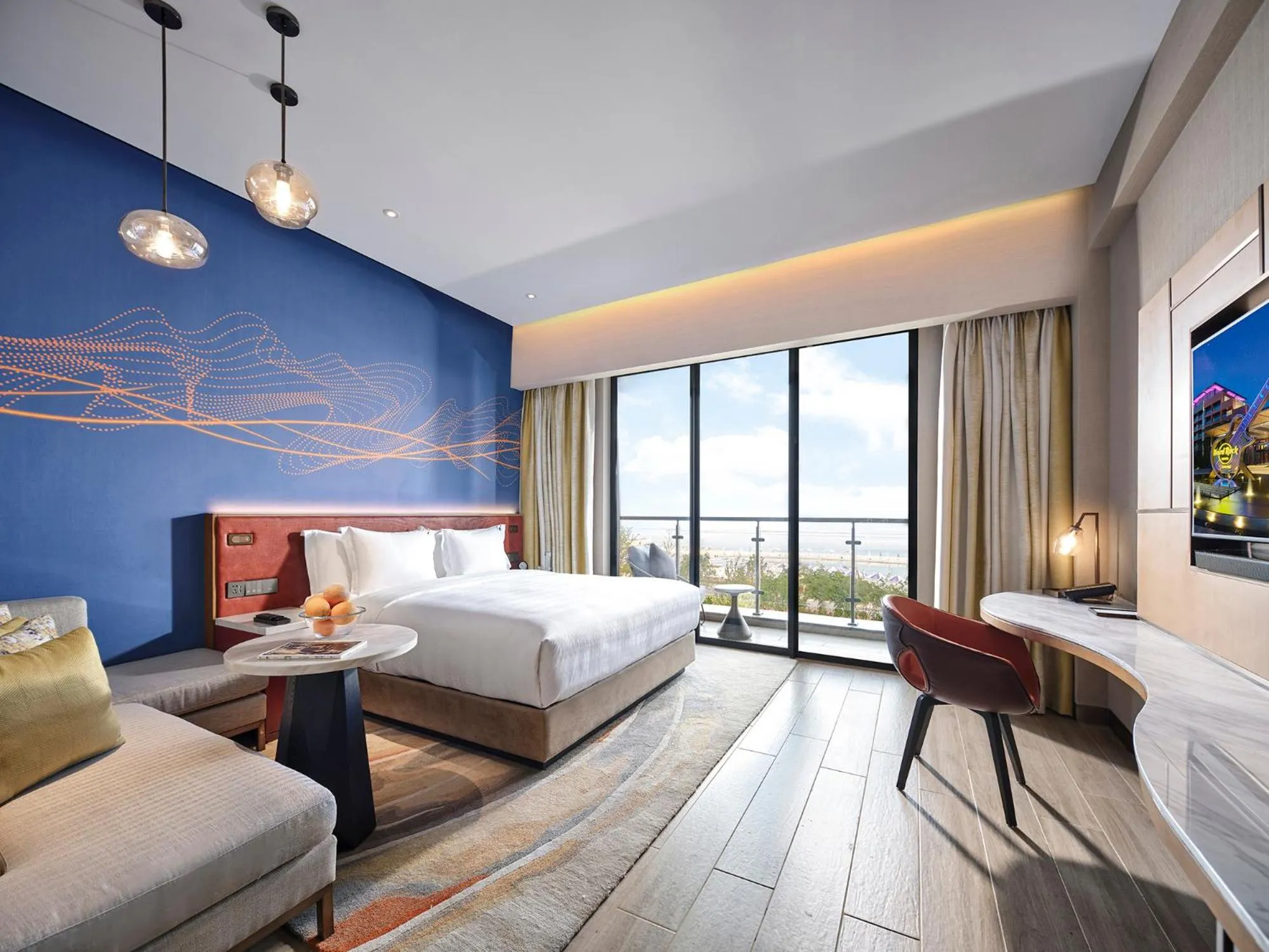 Photo of the whole room in Hard Rock Hotel Dalian