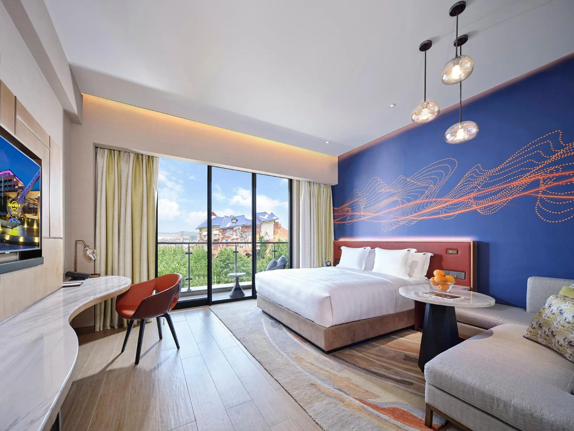 Photo of the whole room in Hard Rock Hotel Dalian