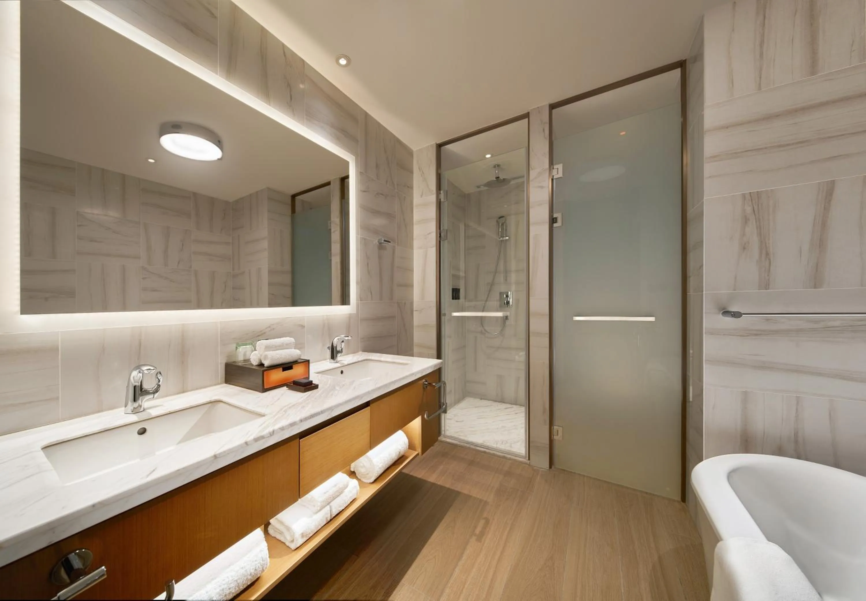 Bathroom in Hard Rock Hotel Dalian