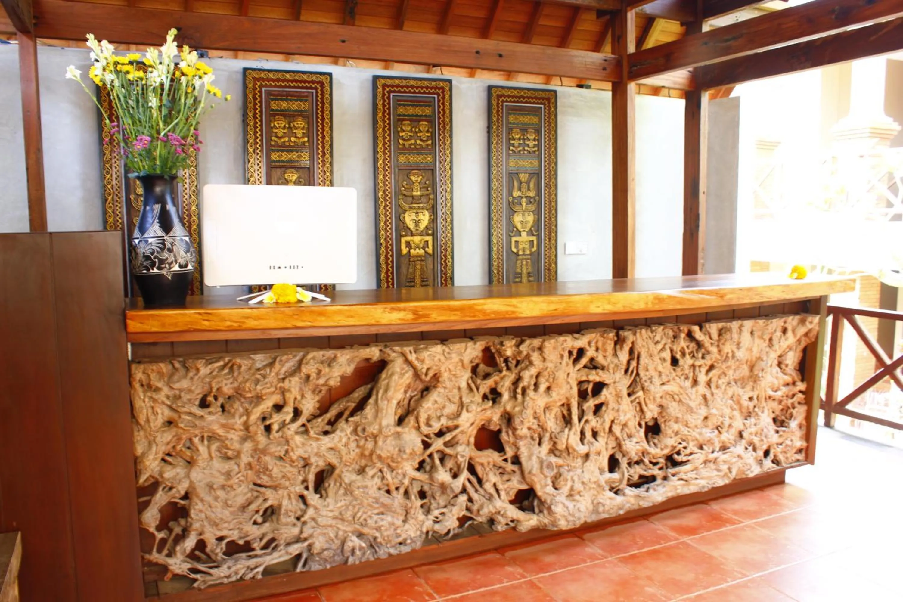 Lobby or reception in Merak Village by Prasi