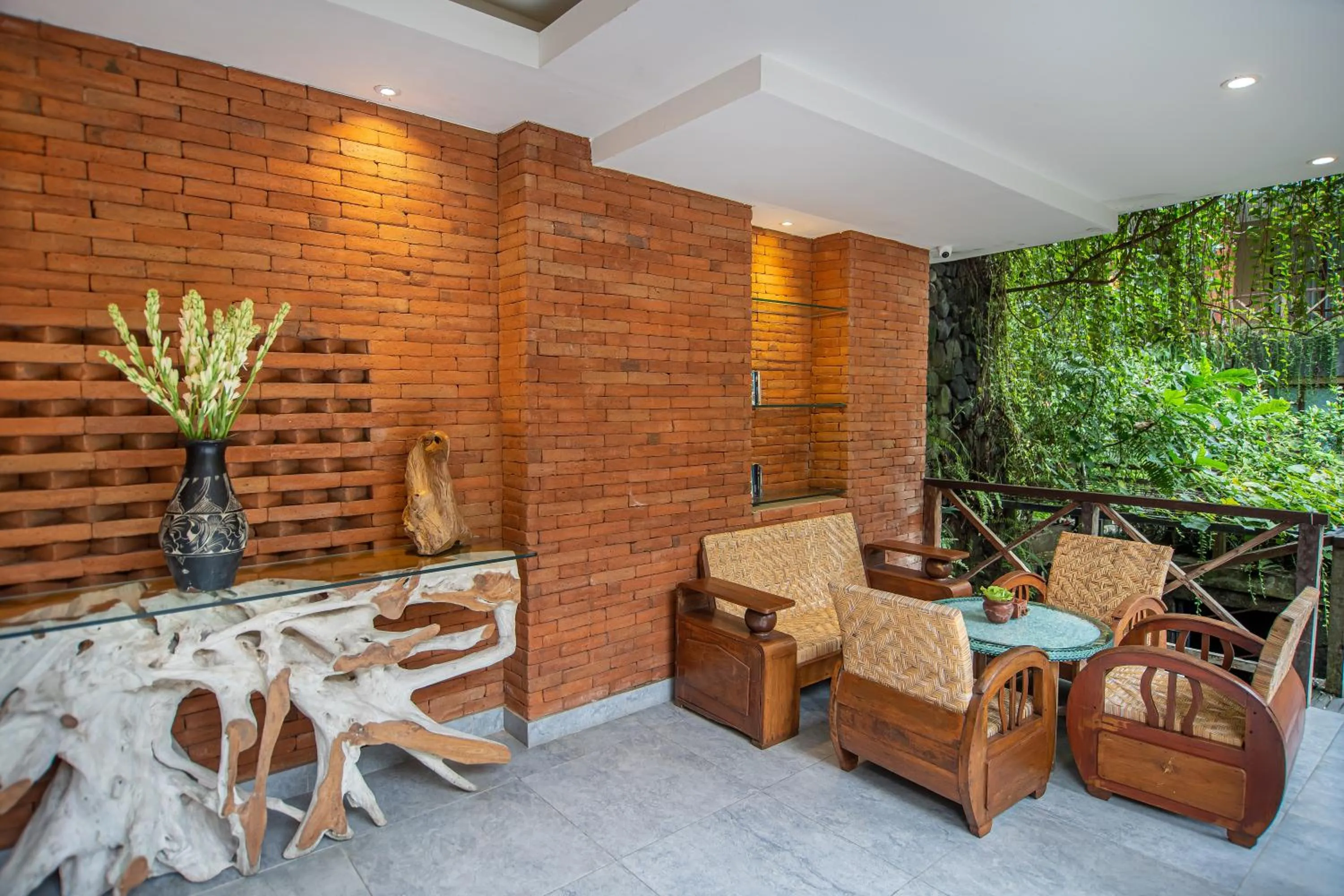 Seating area in Merak Village by Prasi