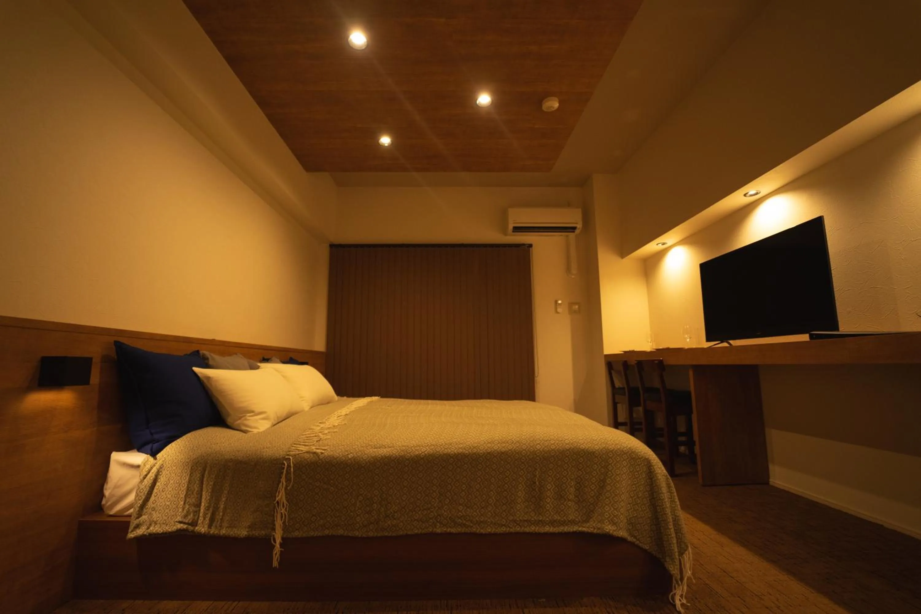 Bedroom, Bed in HIT Tenjin