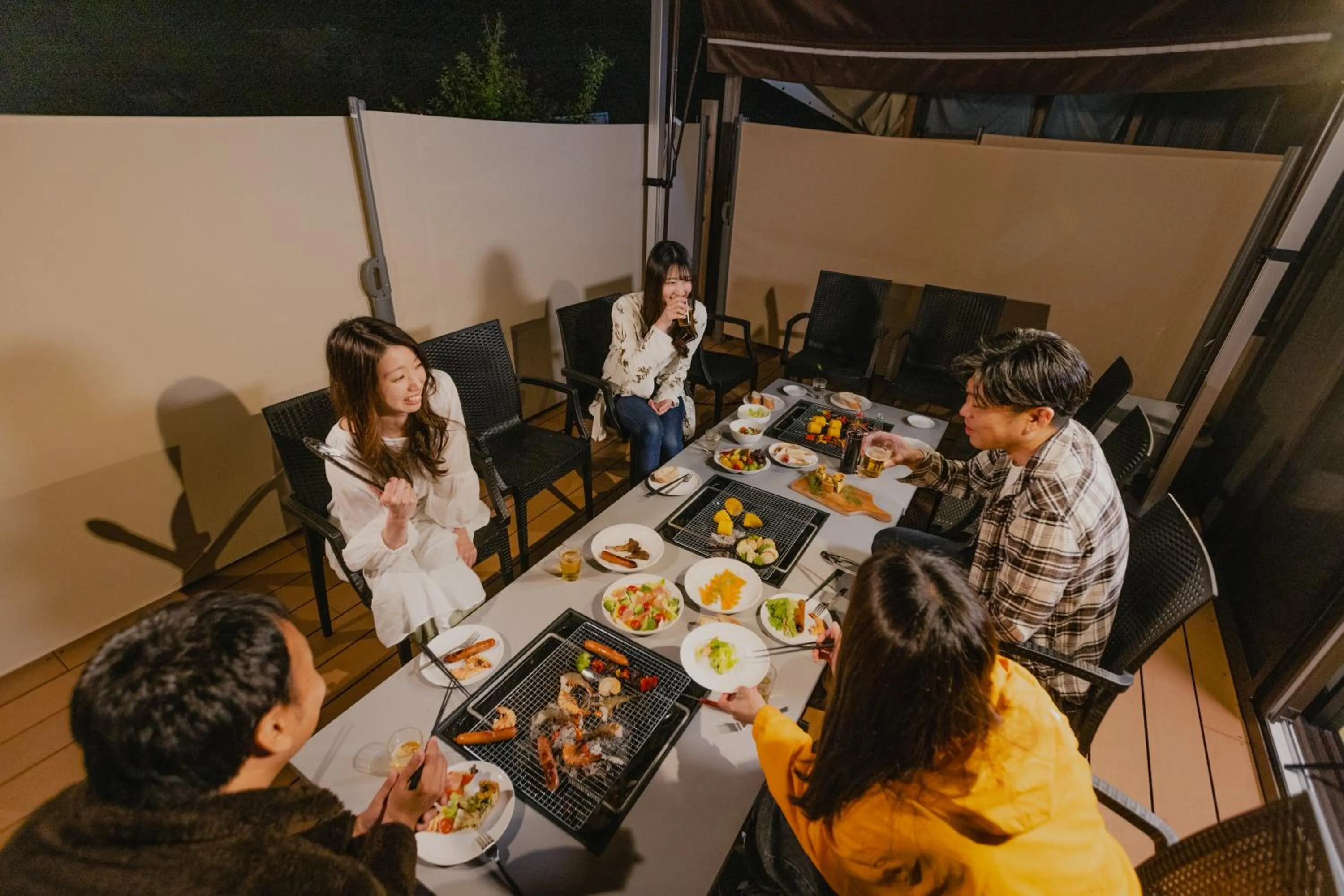 Patio in Holiday home Furinkazan 風林火山
