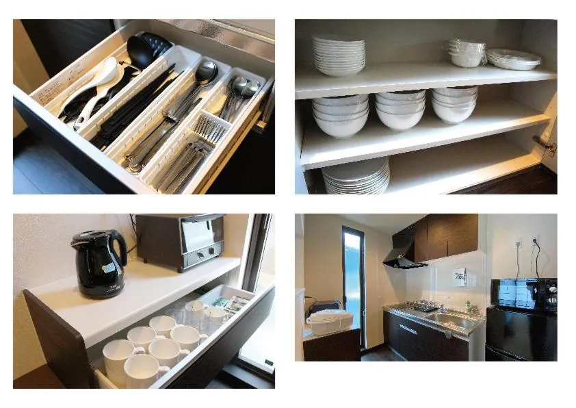 Kitchen or kitchenette in Holiday home Furinkazan 風林火山