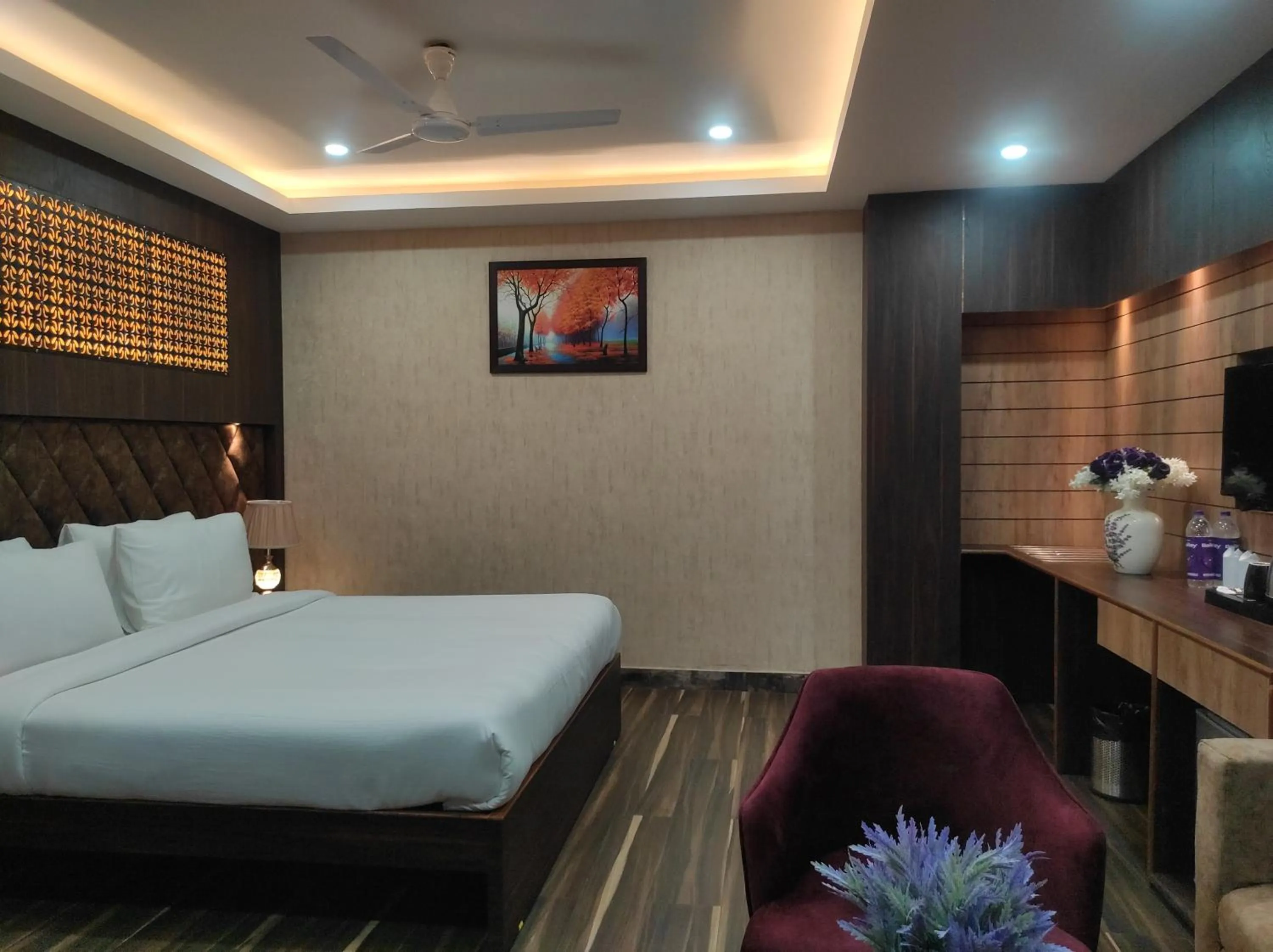 Bed in Hotel Aavas Inn