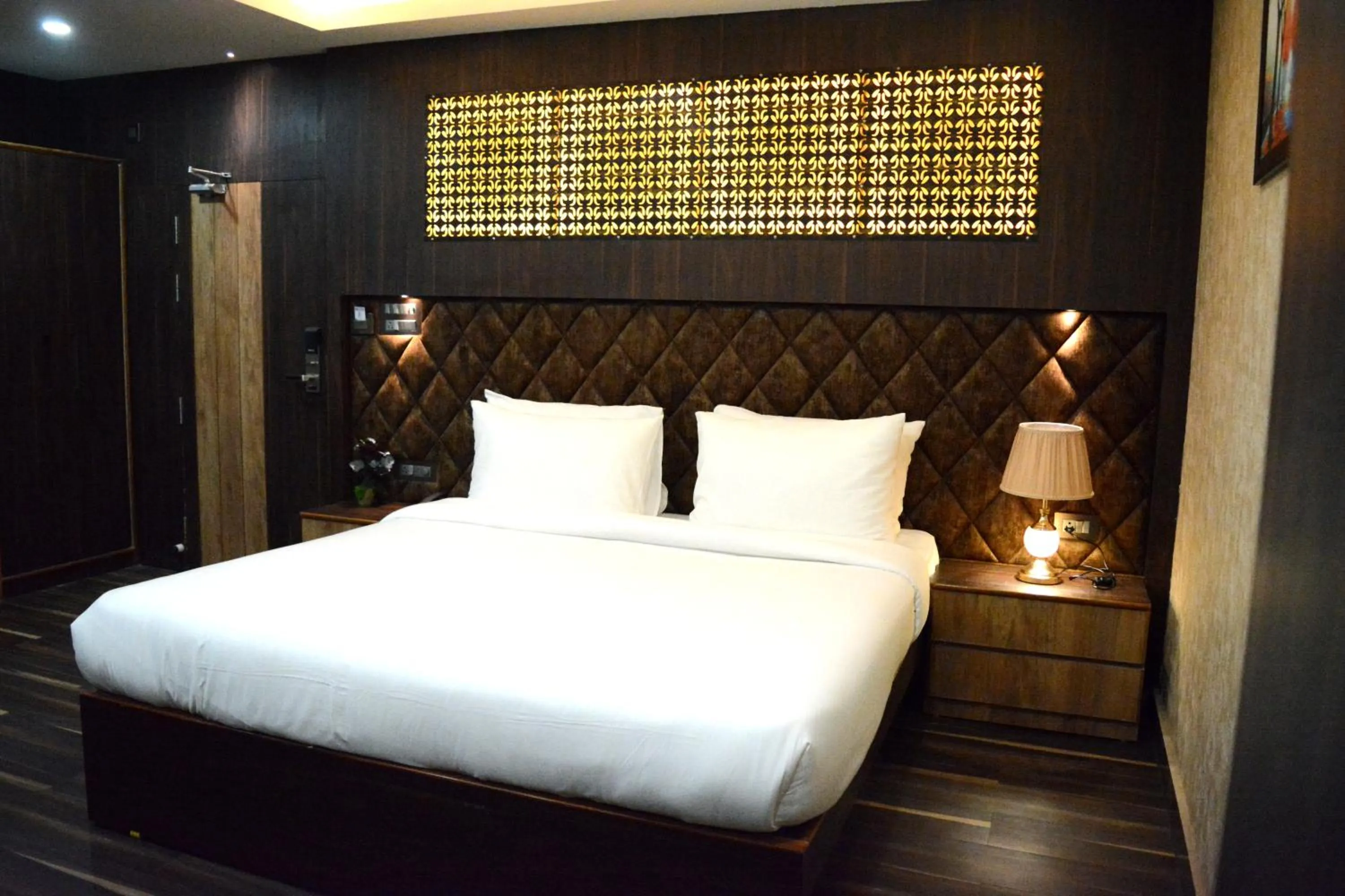 Bed in Hotel Aavas Inn